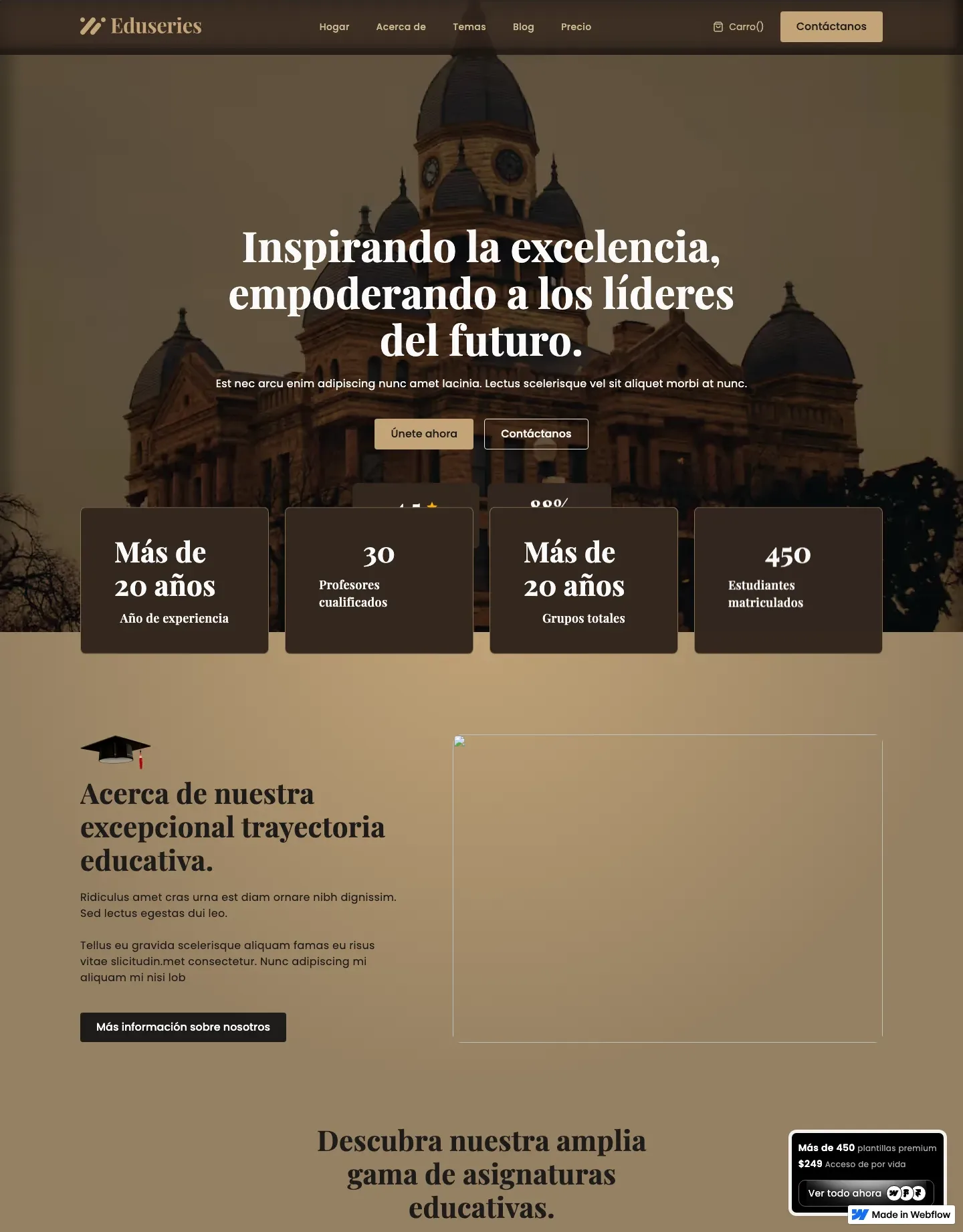 Diseño de página web para educación