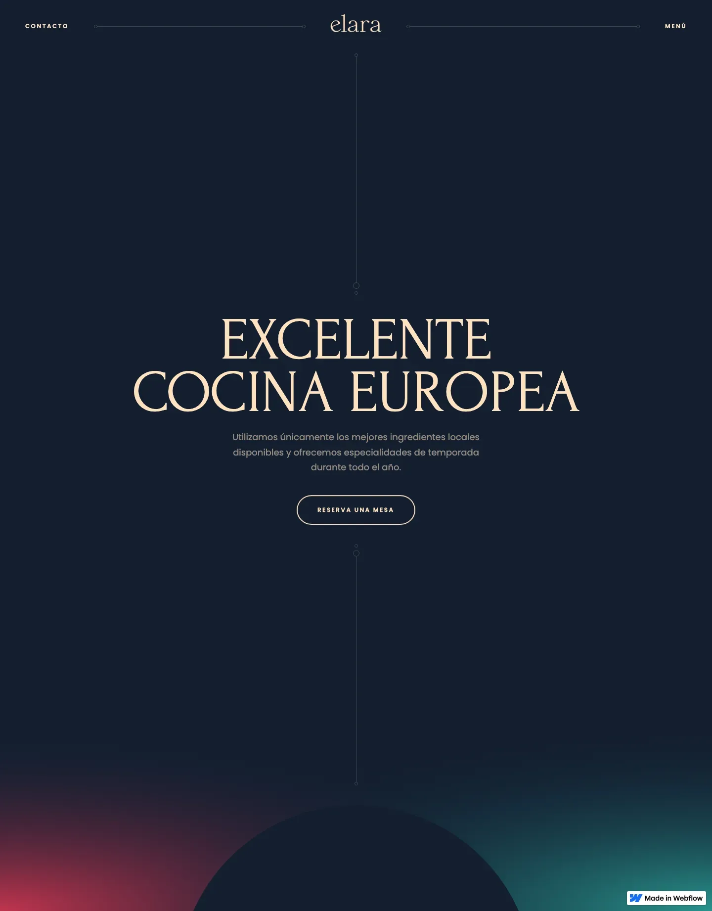 Diseño de página web para restaurantes y cafés