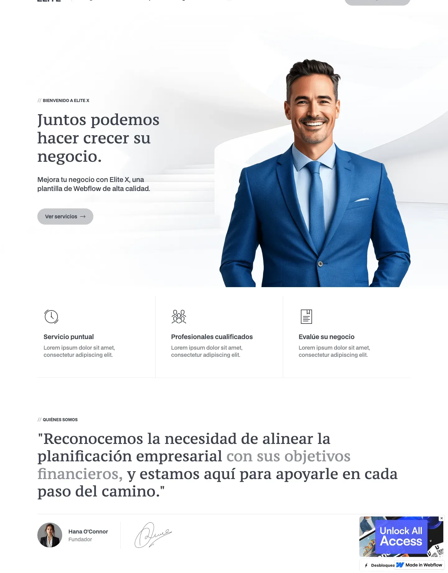 Diseño de página web para consultoría y coaching