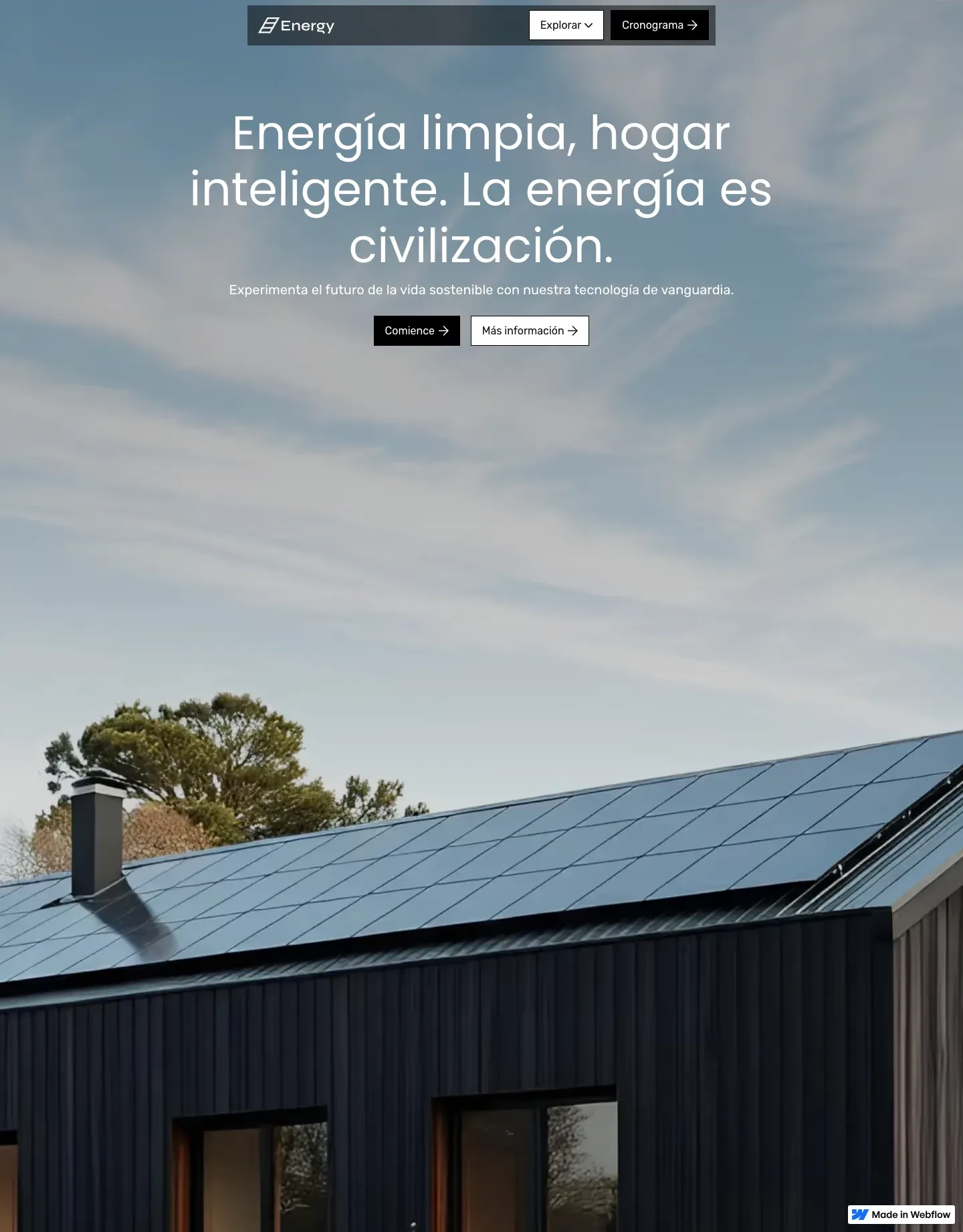 Diseño de página web para servicios y mantenimiento