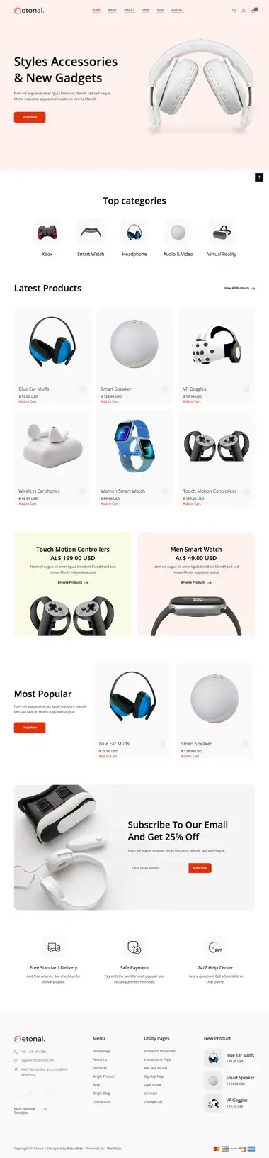Diseño de página web para tienda en línea
