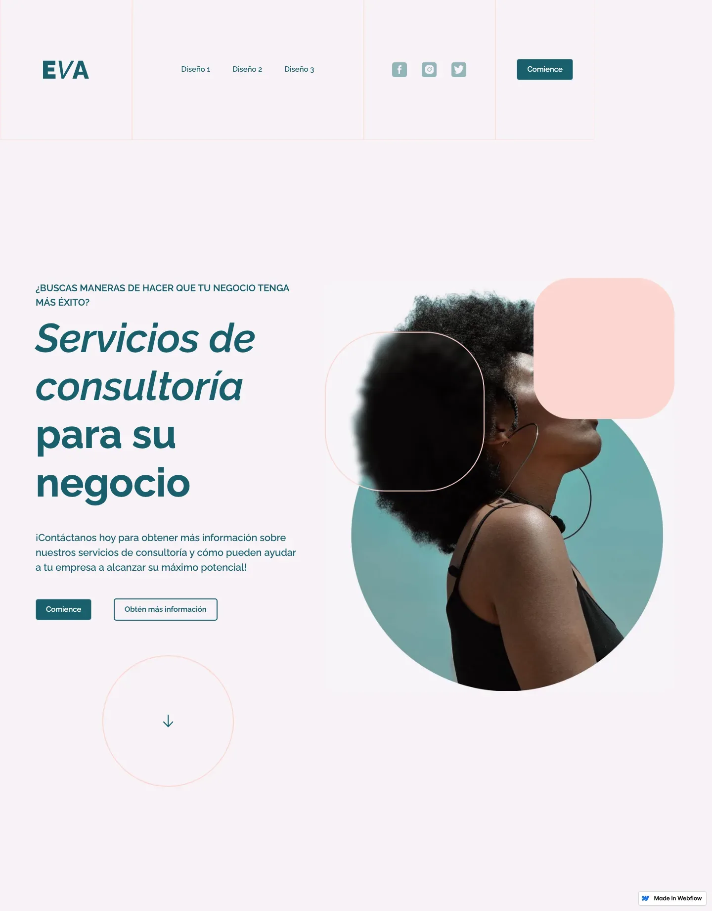 Diseño de página web para consultoría y coaching