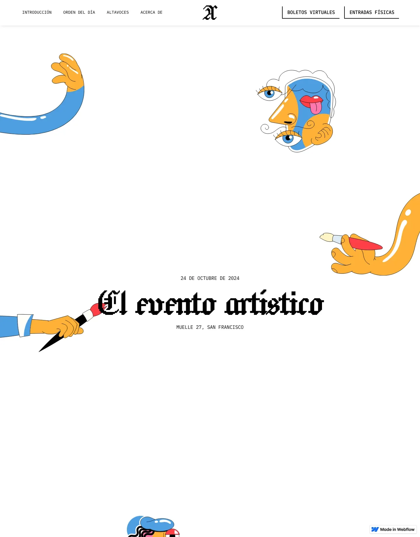 Diseño de página web para fotografía y eventos