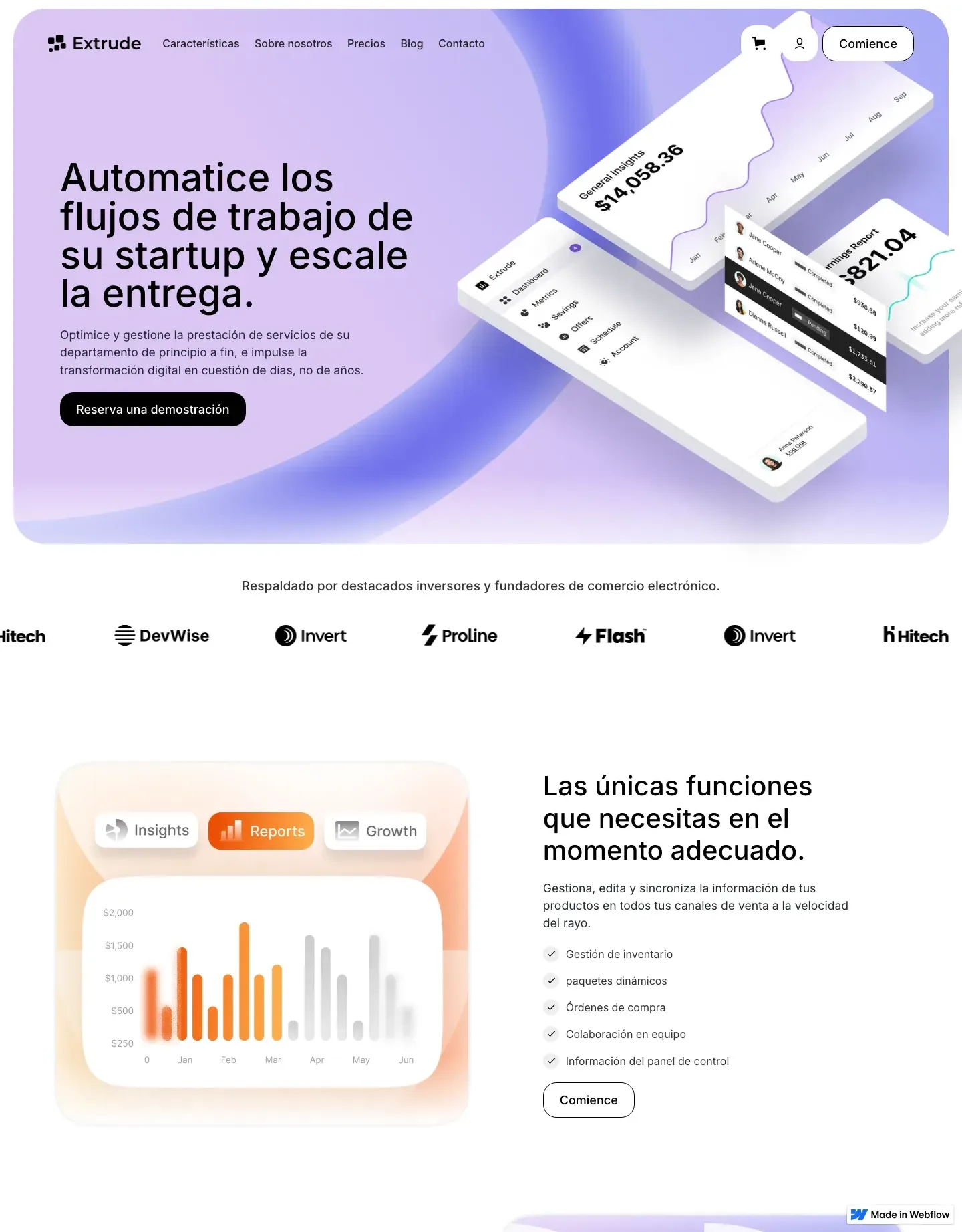 Diseño de página web para tienda en línea