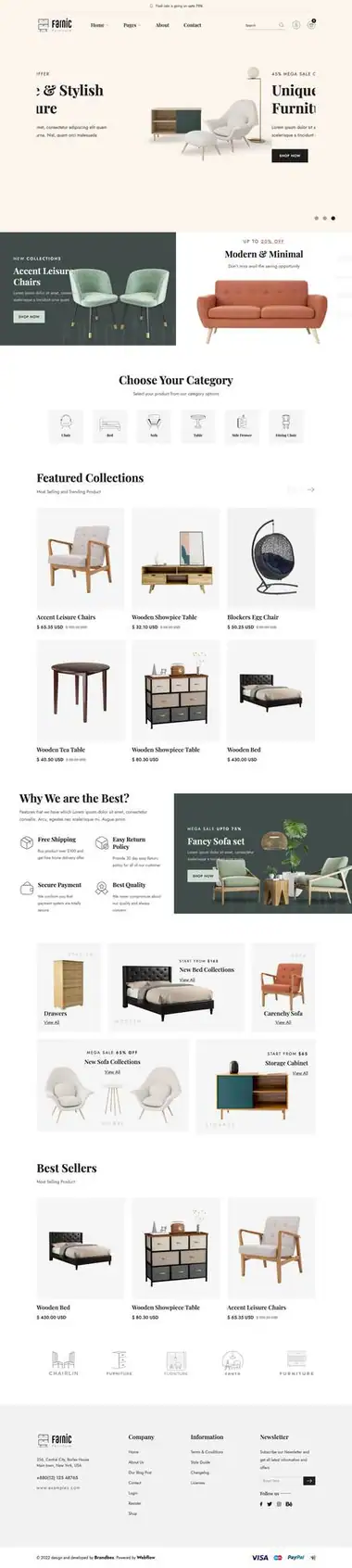 Diseño de página web para tienda en línea