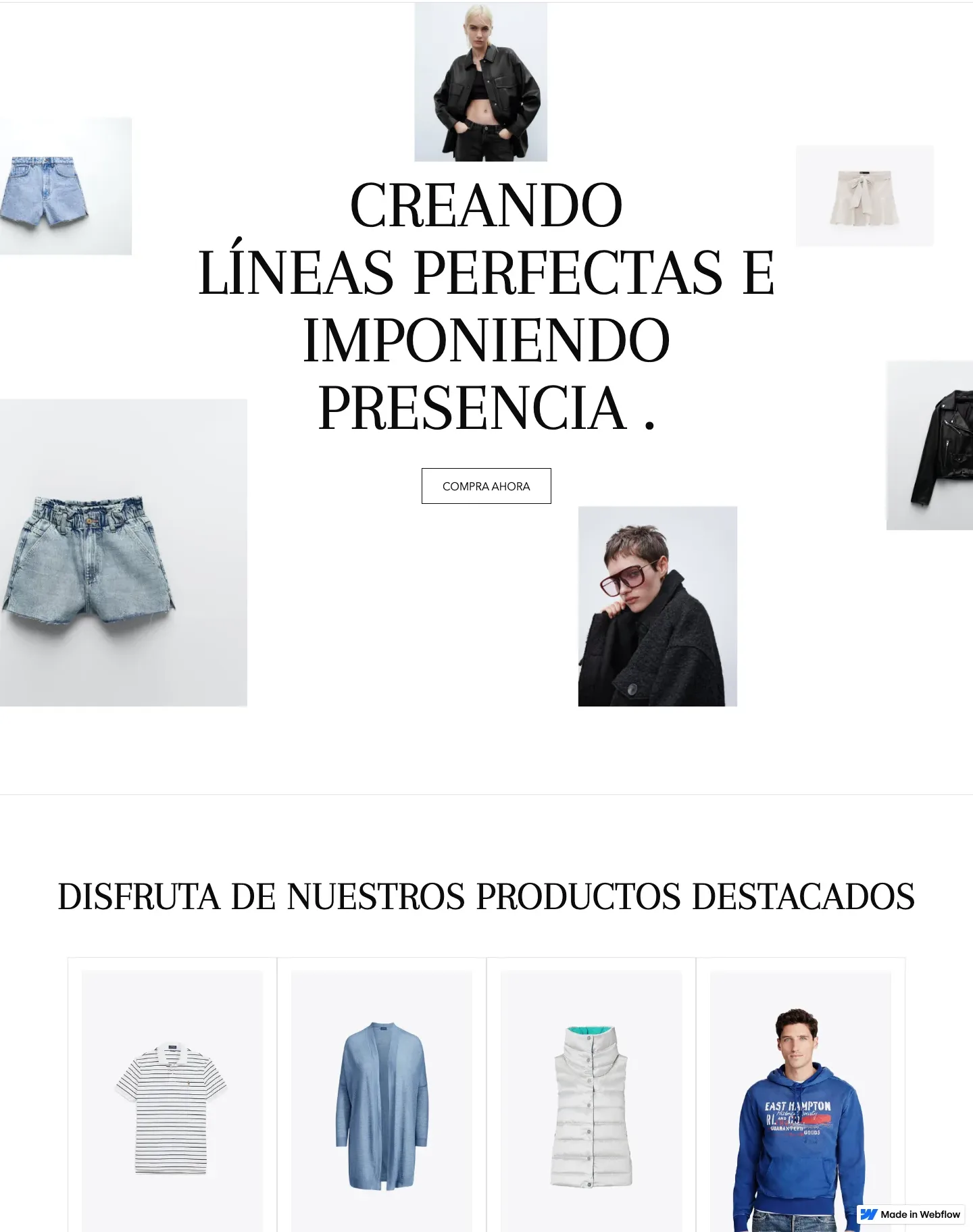 Diseño de página web para tienda en línea