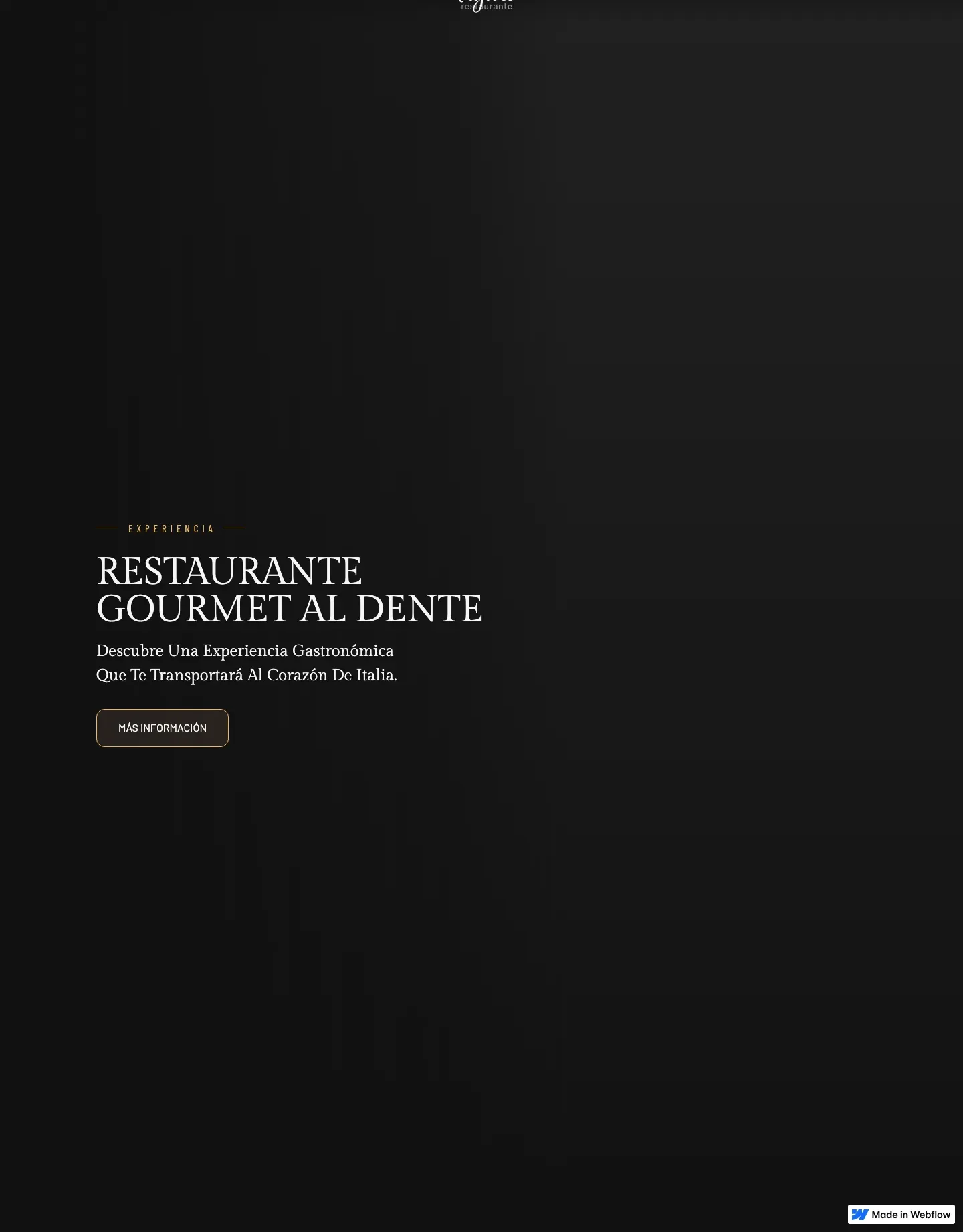 Diseño de página web para restaurantes y cafés