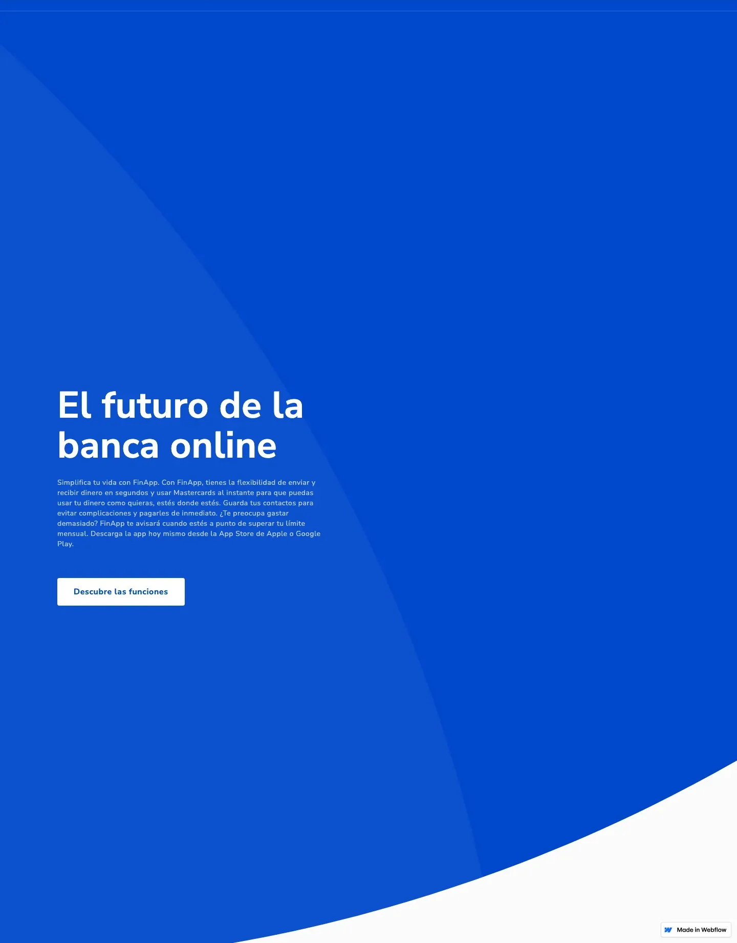 Diseño de página web para landing pages