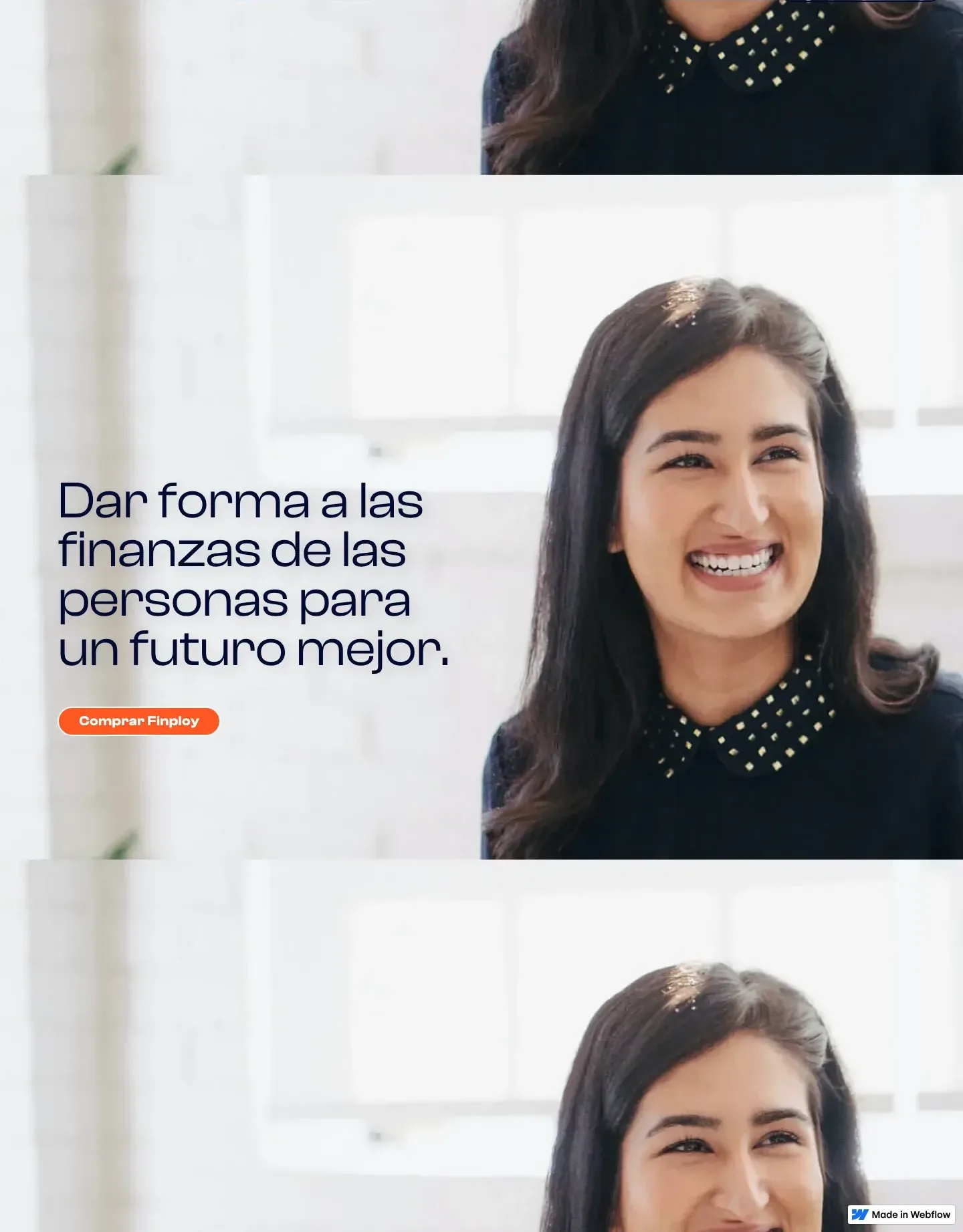 Diseño de página web para finanzas y seguros