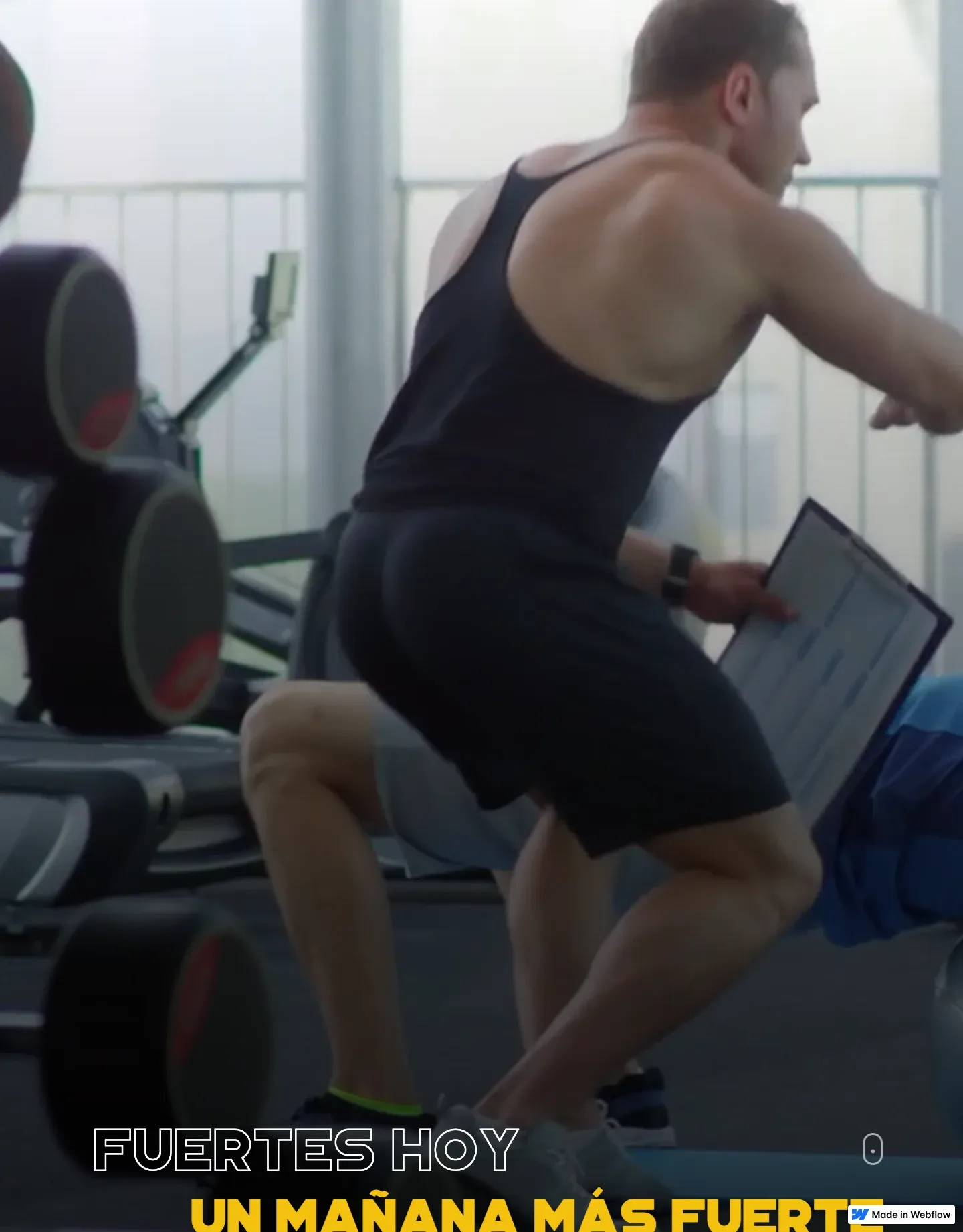 Diseño de página web para gimnasios