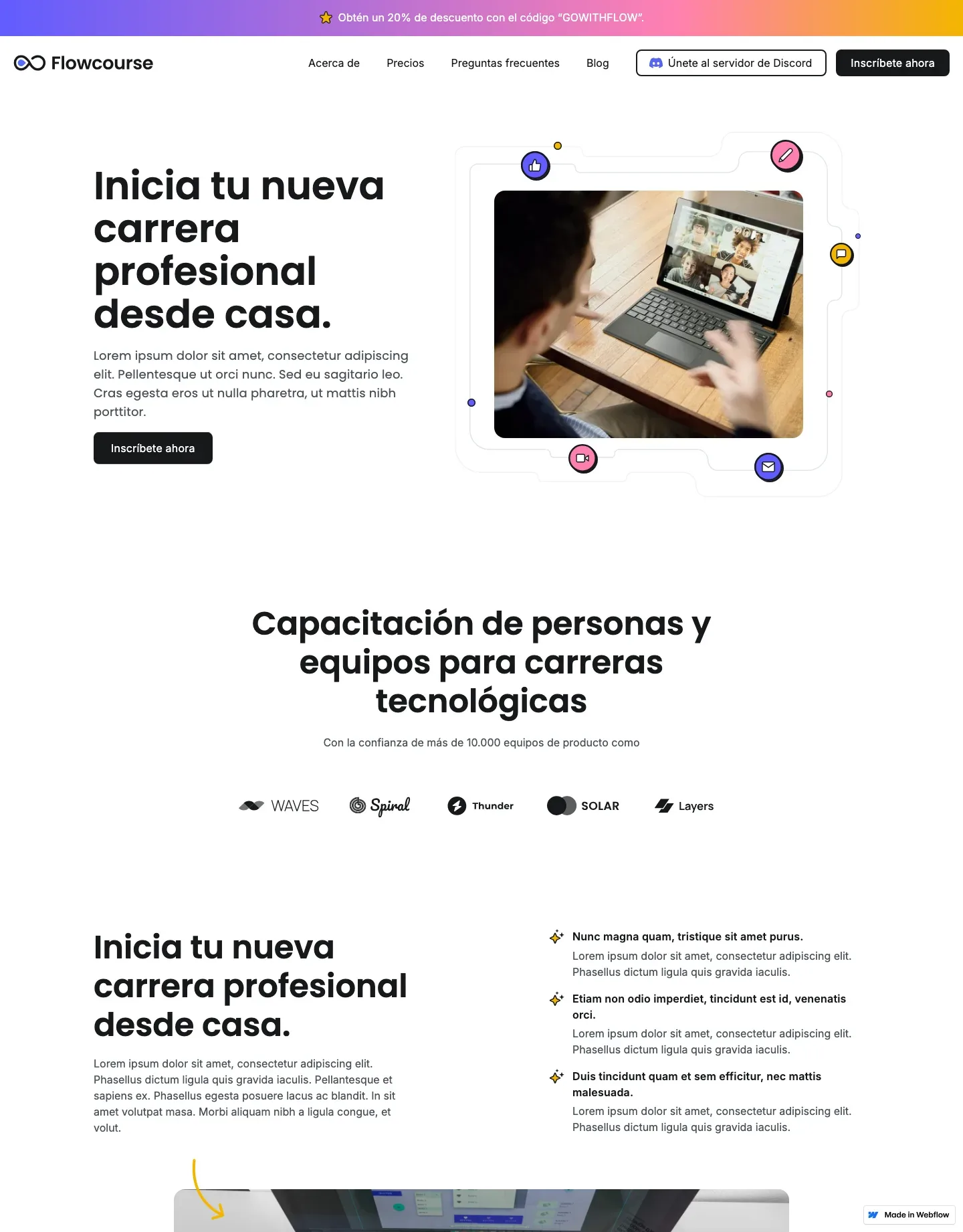 Diseño de página web para educación