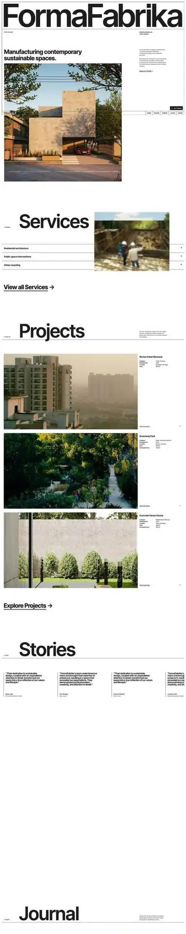 Diseño de página web para construcción y arquitectura