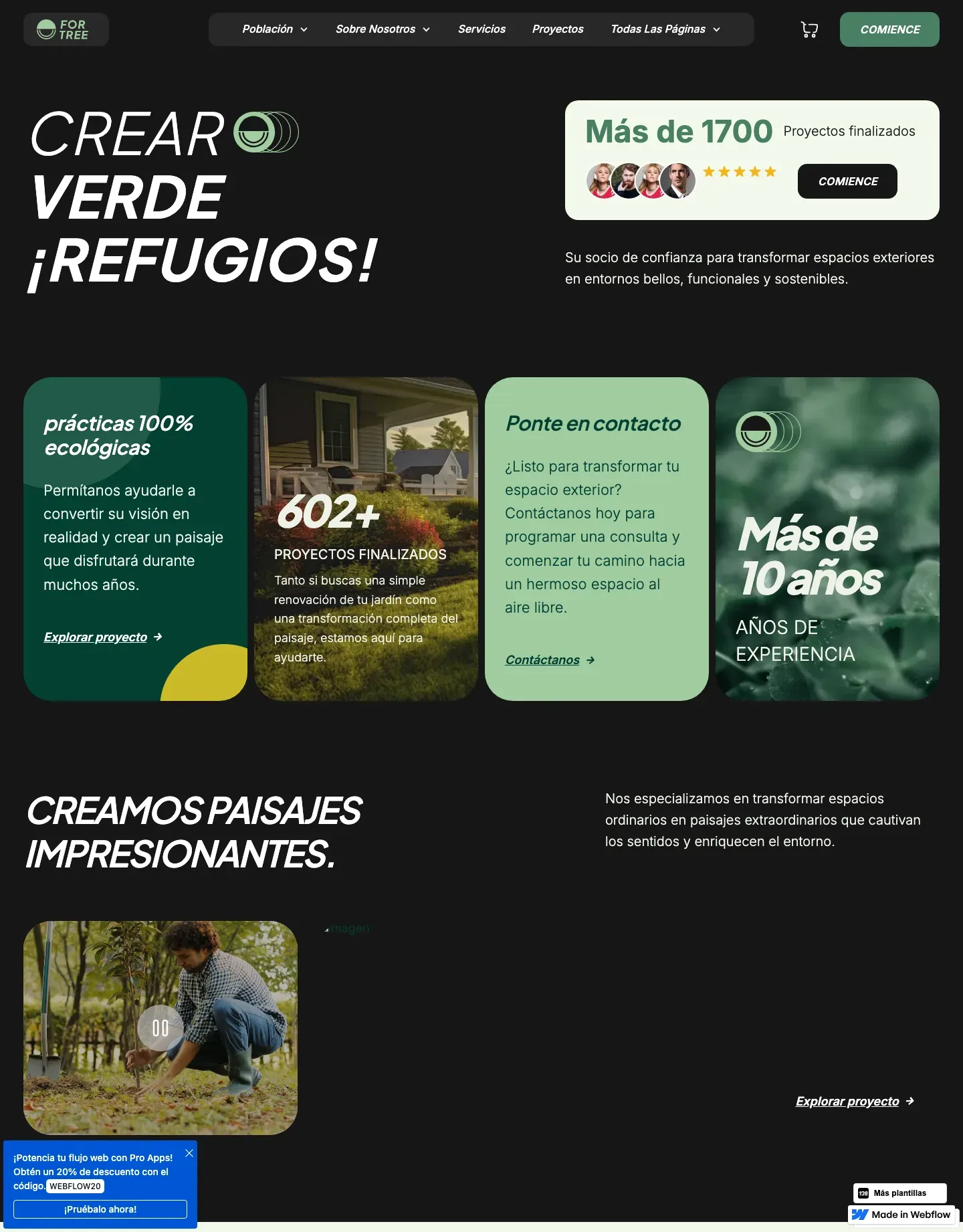 Diseño de página web para fotografía y eventos