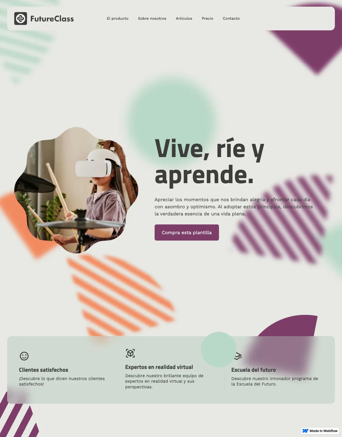 Diseño de página web para landing pages