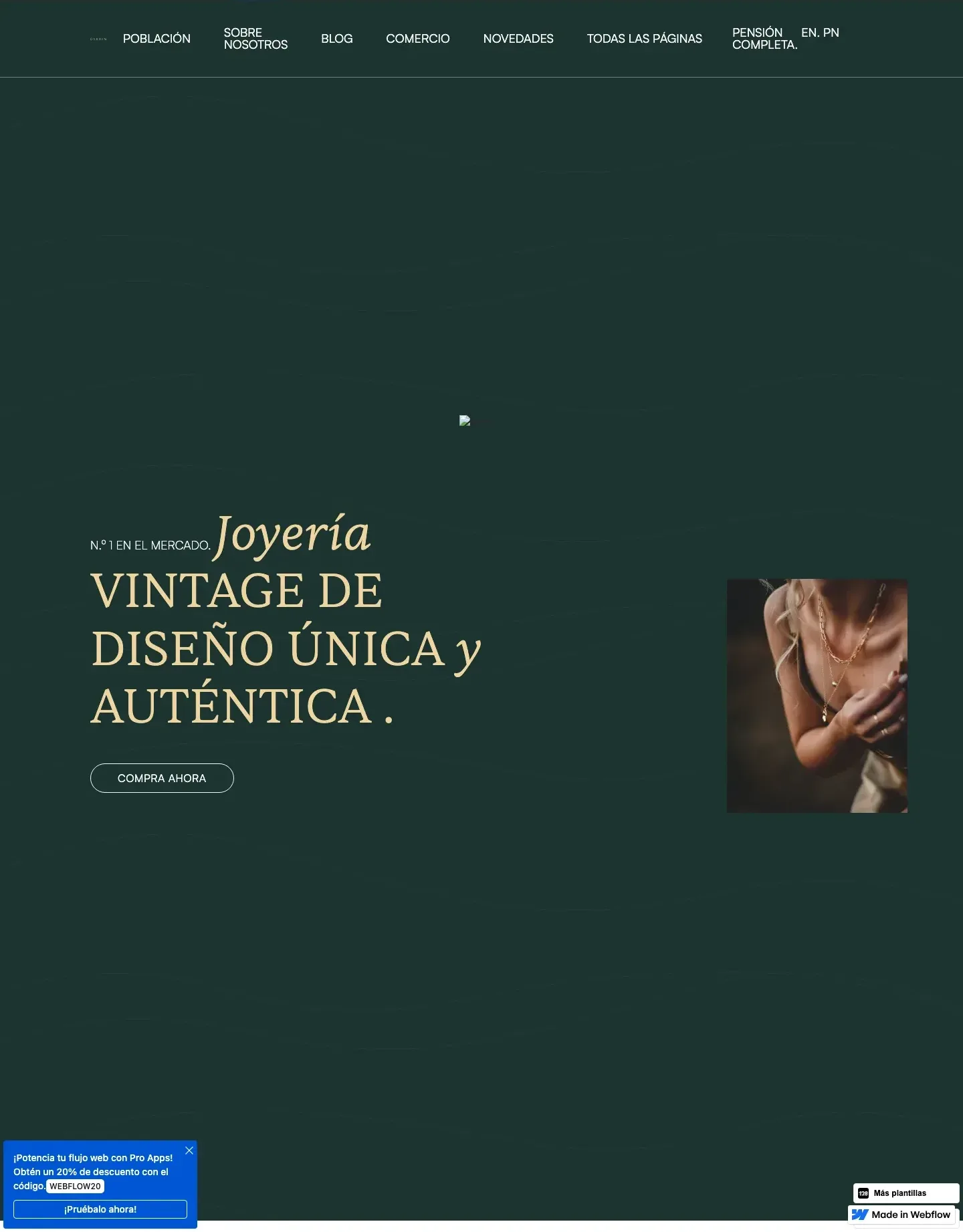 Diseño de página web para tienda en línea
