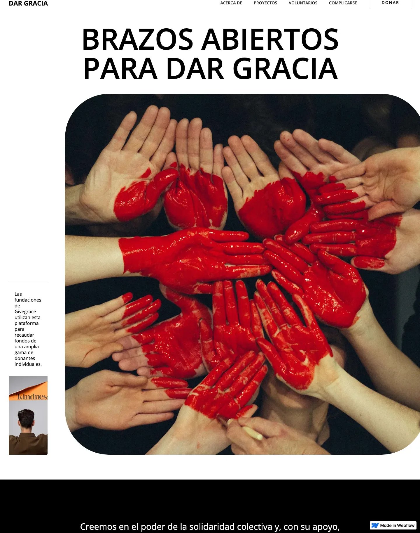 Diseño de página web para ong e iglesias