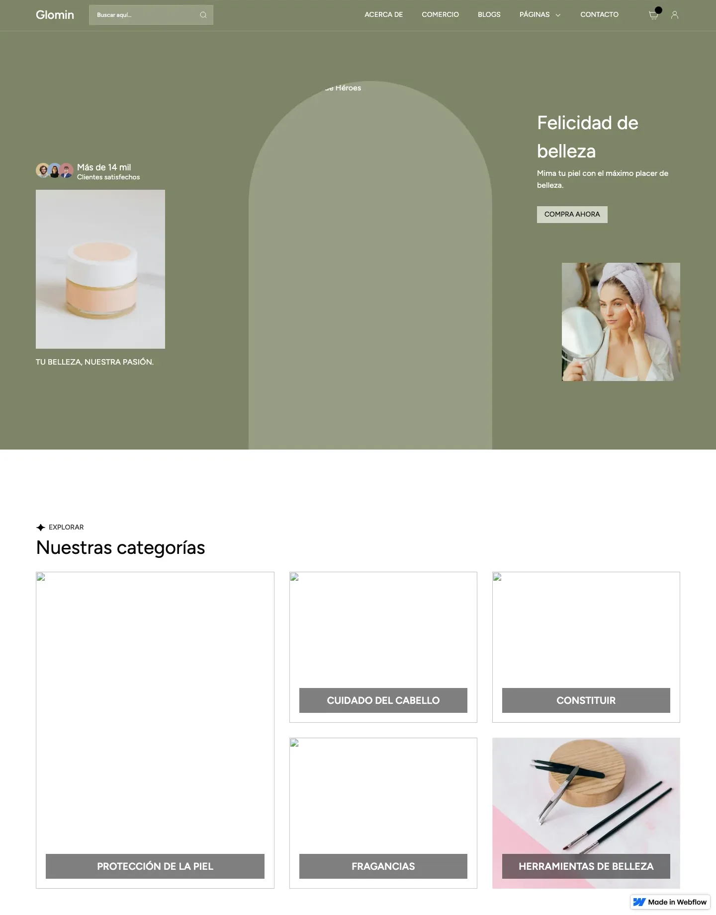 Diseño de página web para salud y bienestar