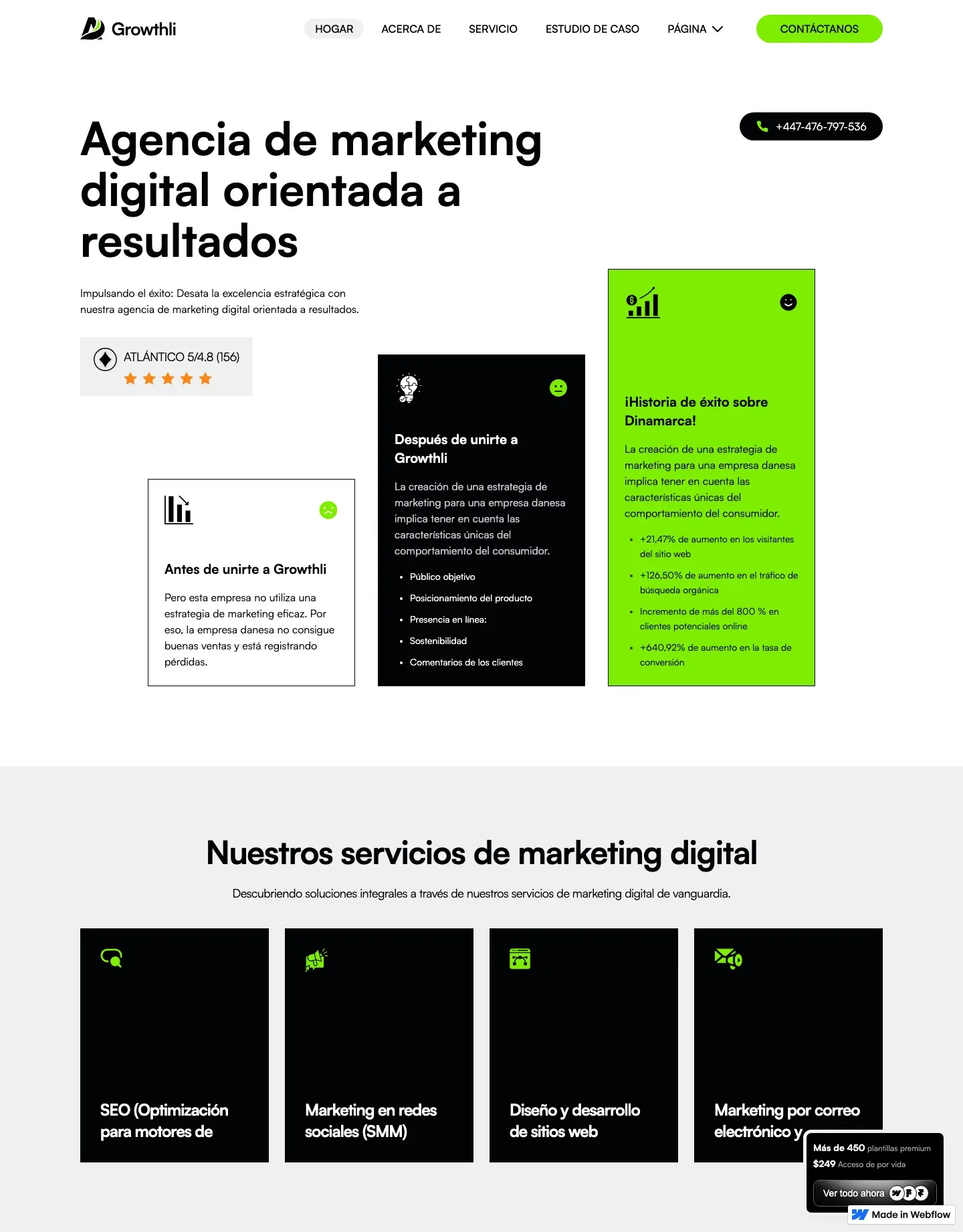 Diseño de página web para tienda en línea