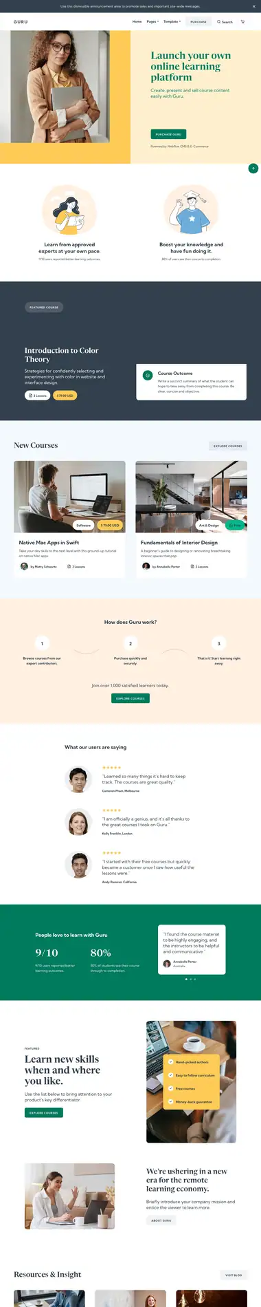 Diseño de página web para educación