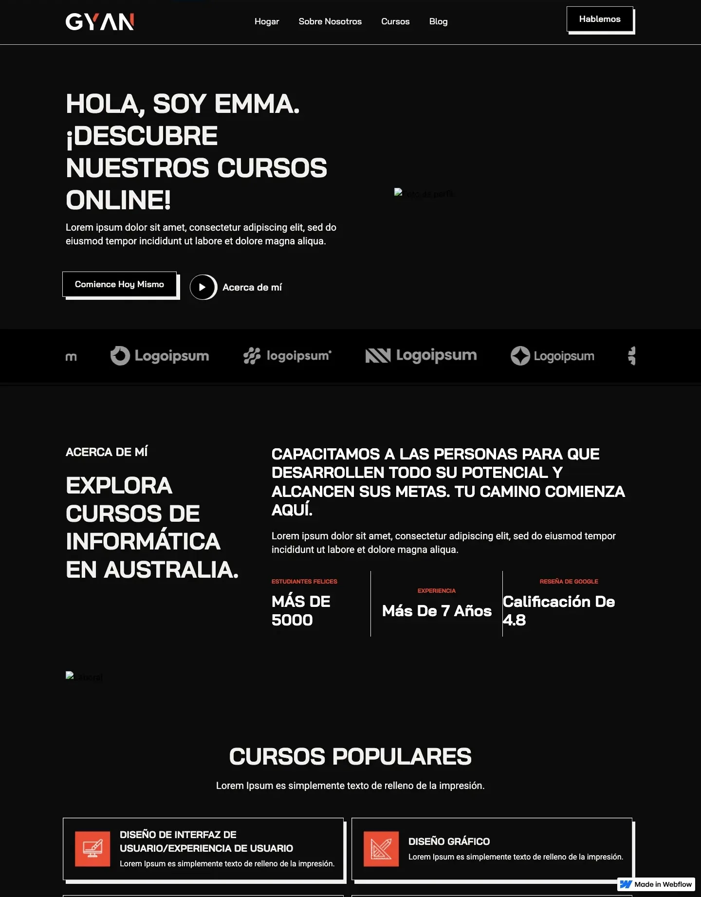 Diseño de página web para consultoría y coaching