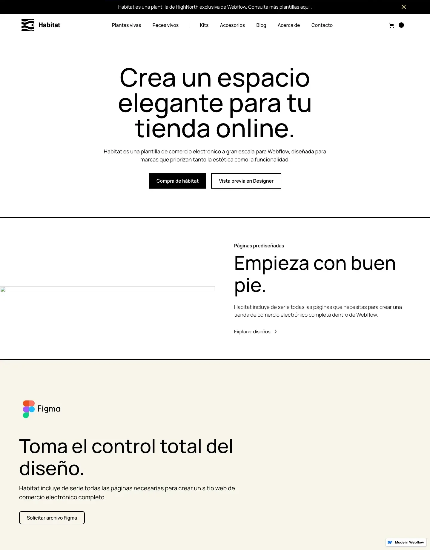 Diseño de página web para tienda en línea