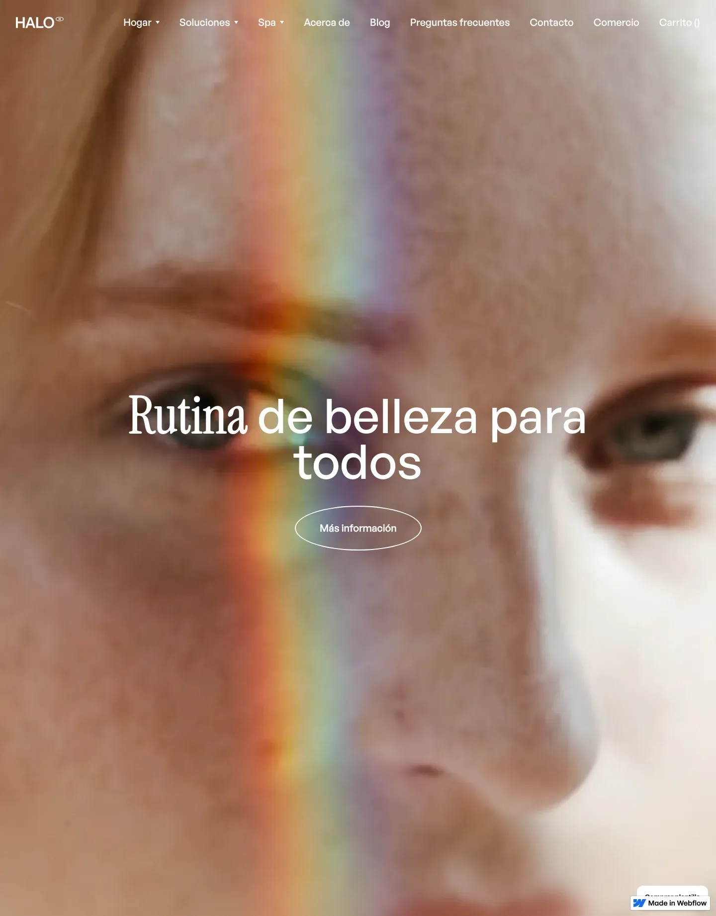 Diseño de página web para salud y bienestar