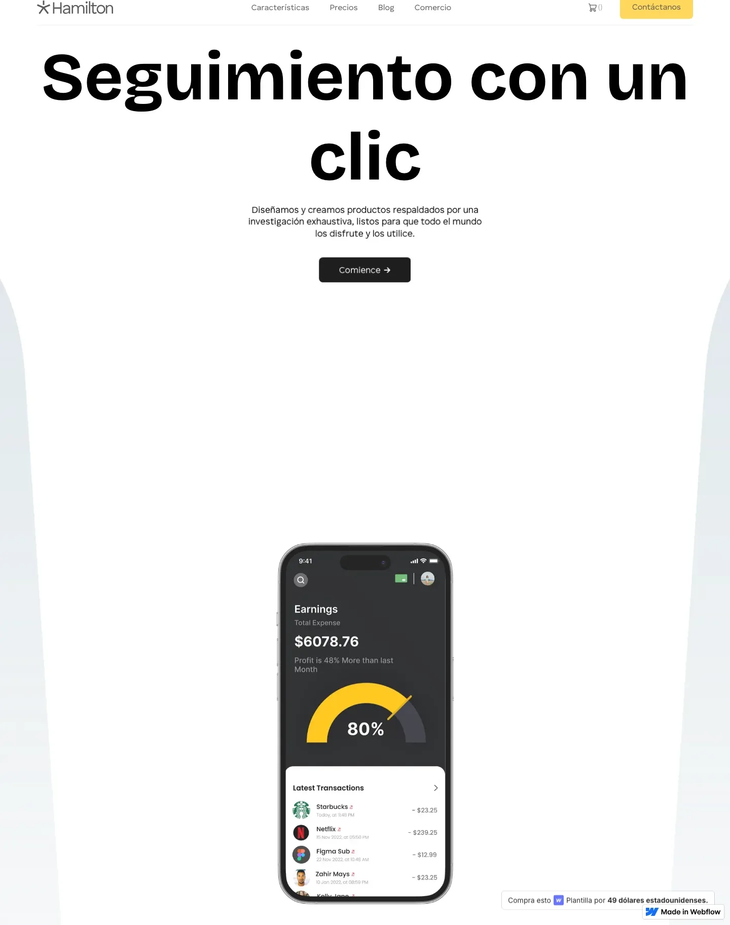Diseño de página web para landing pages