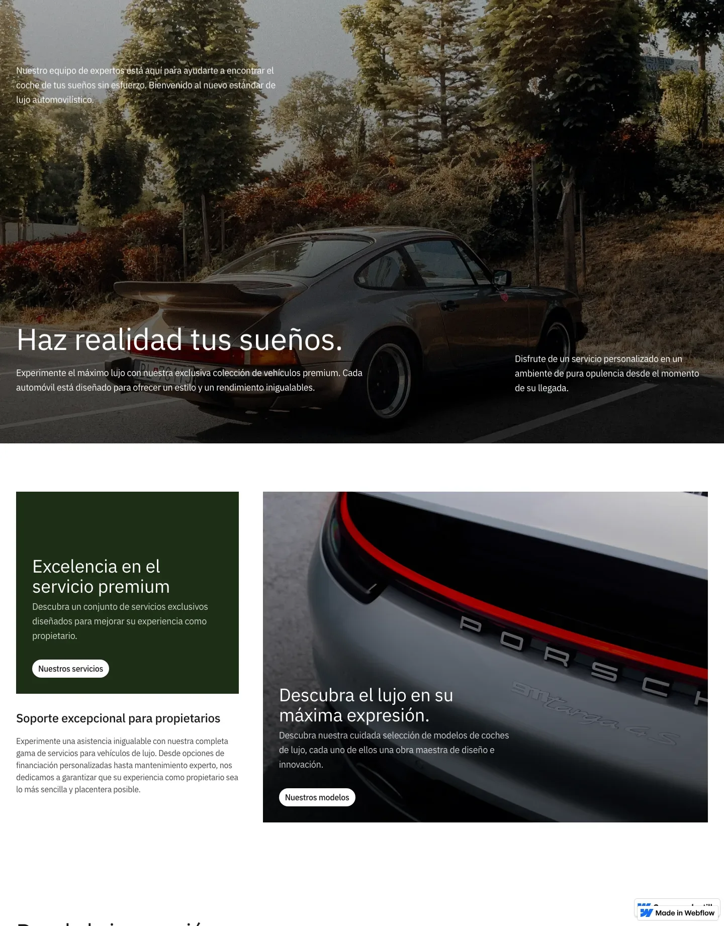 Diseño de página web para talleres y automotriz