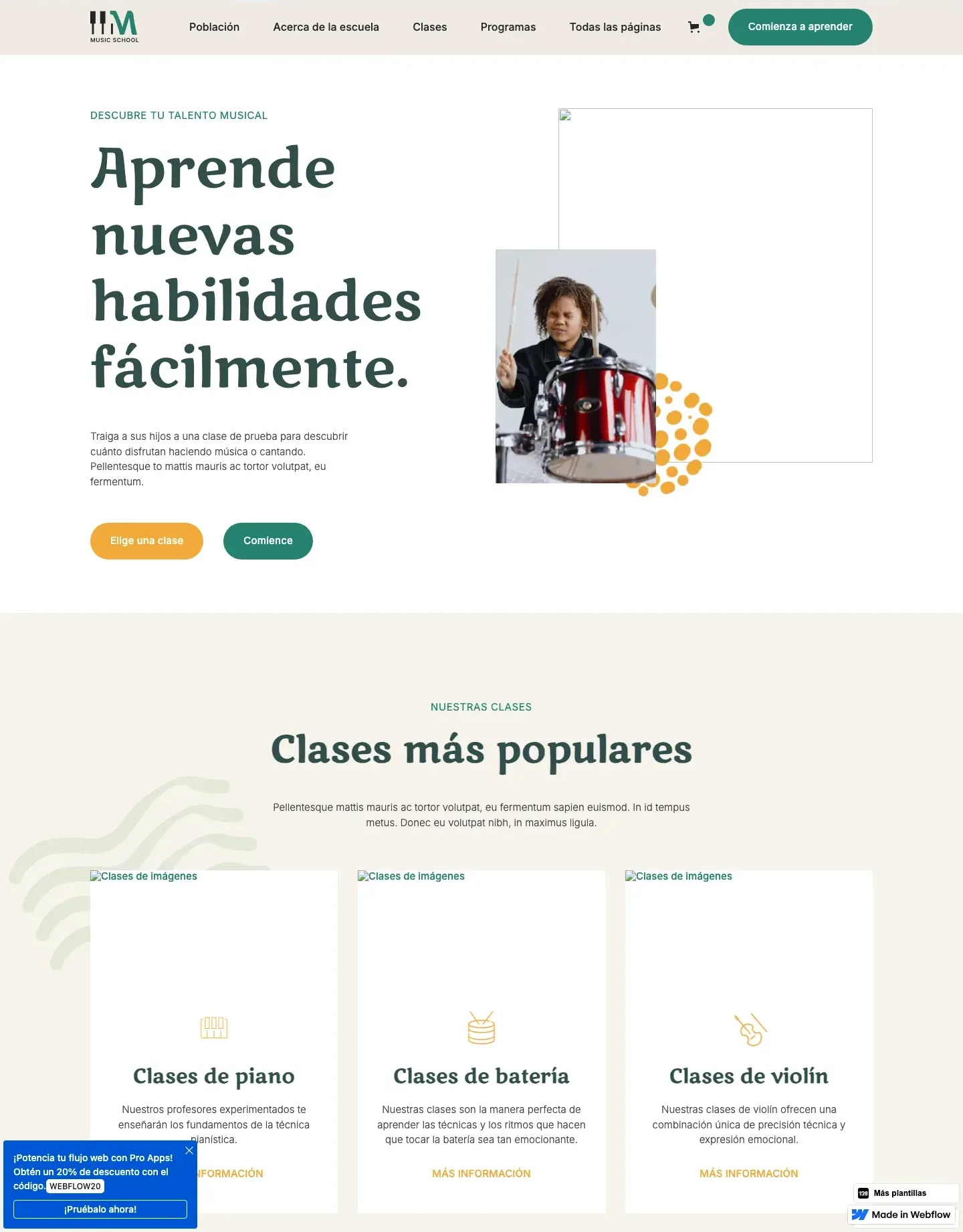 Diseño de página web para educación