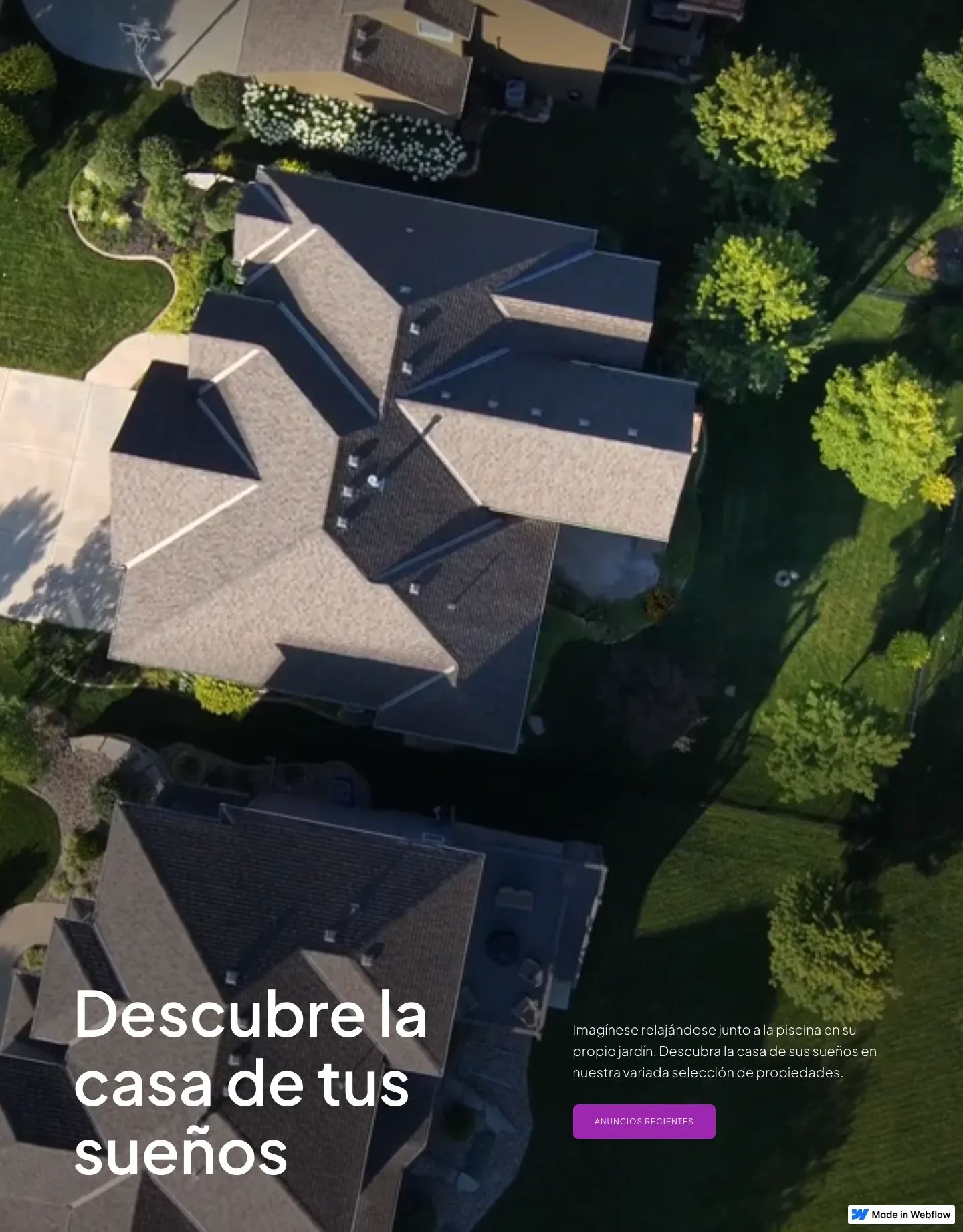 Diseño de página web para inmobiliarias