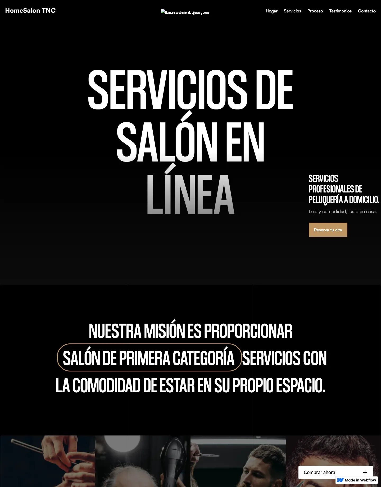 Diseño de página web para belleza y estética