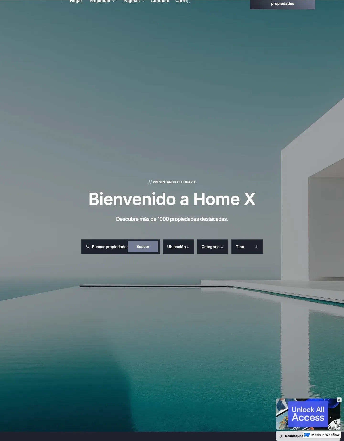 Diseño de página web para inmobiliarias