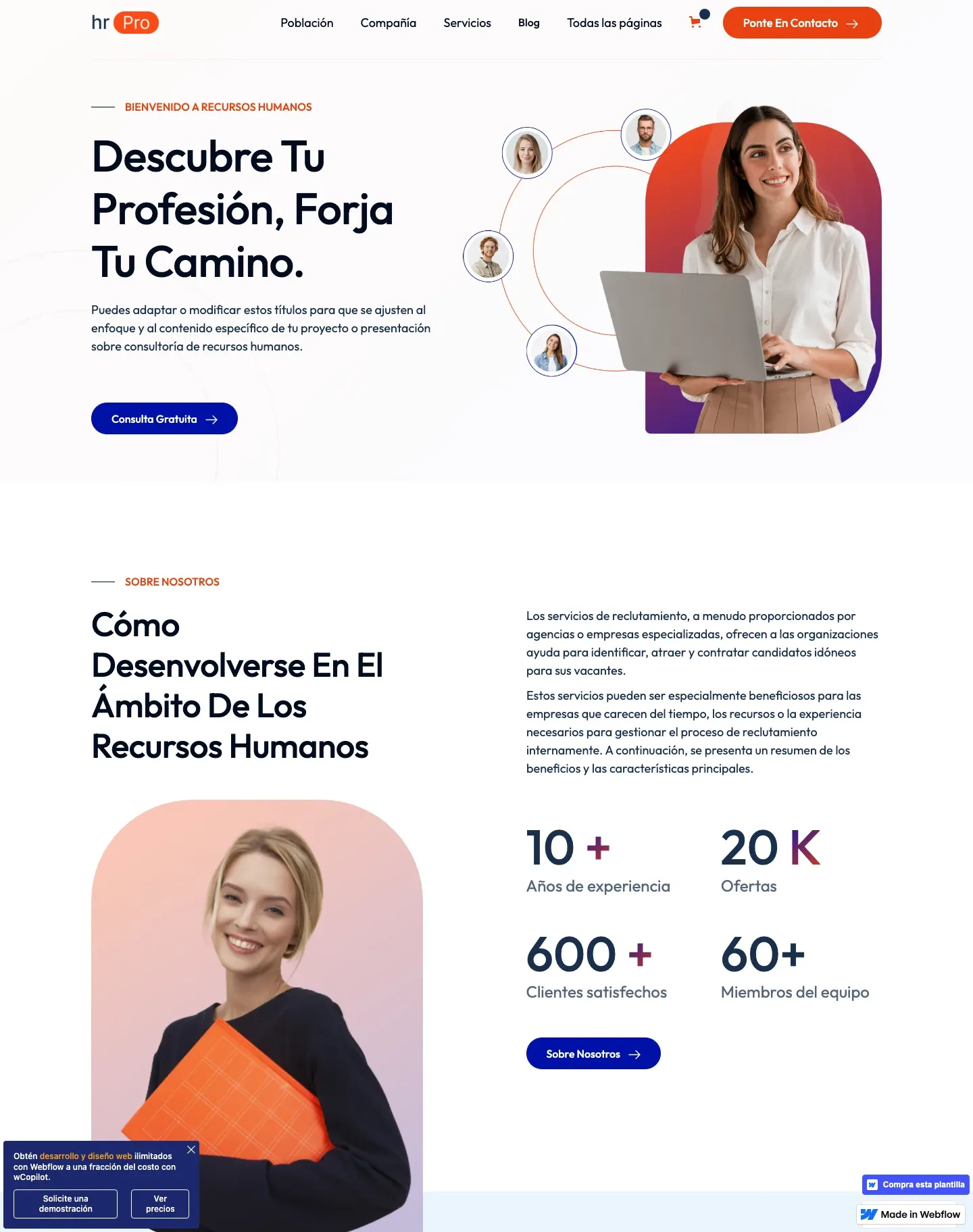 Diseño de página web para consultoría y coaching