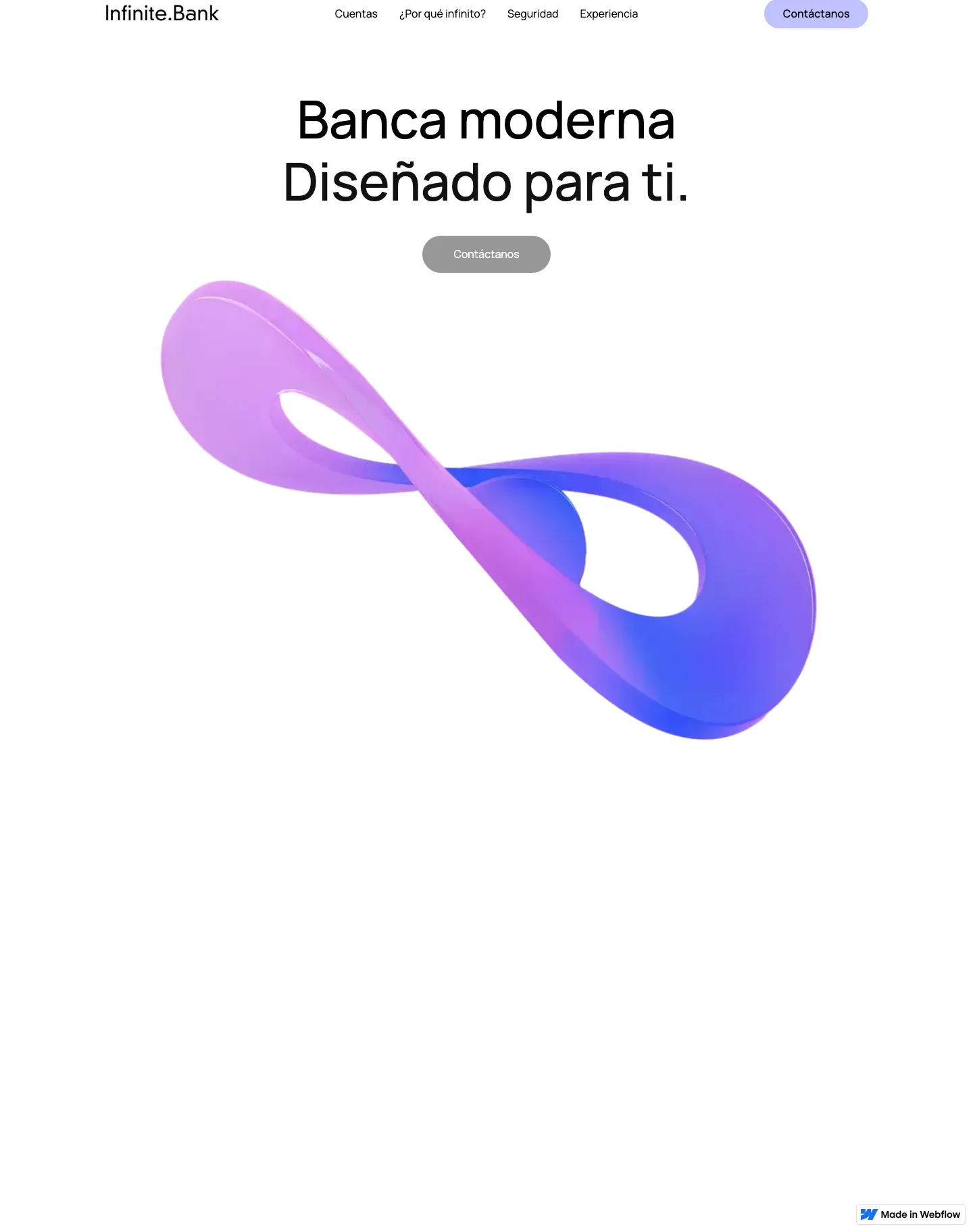 Diseño de página web para finanzas y seguros