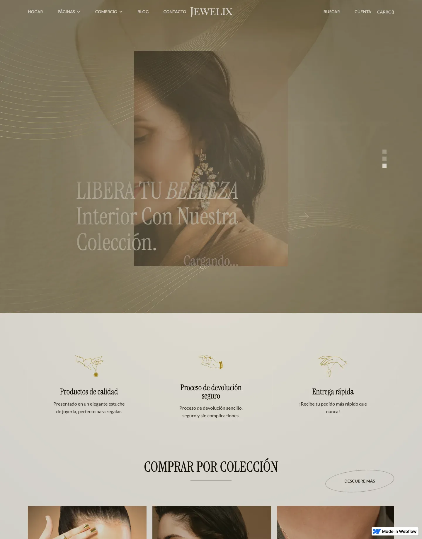 Diseño de página web para tienda en línea