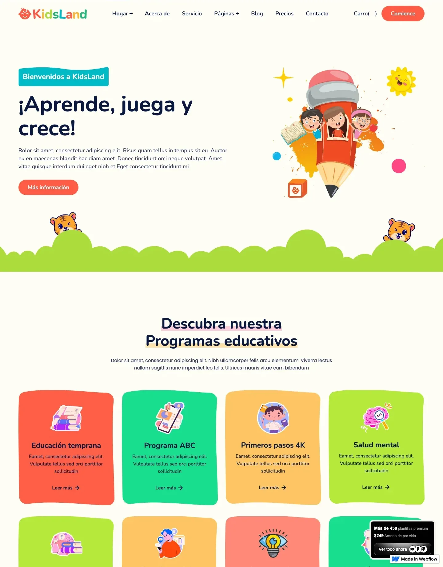 Diseño de página web para educación