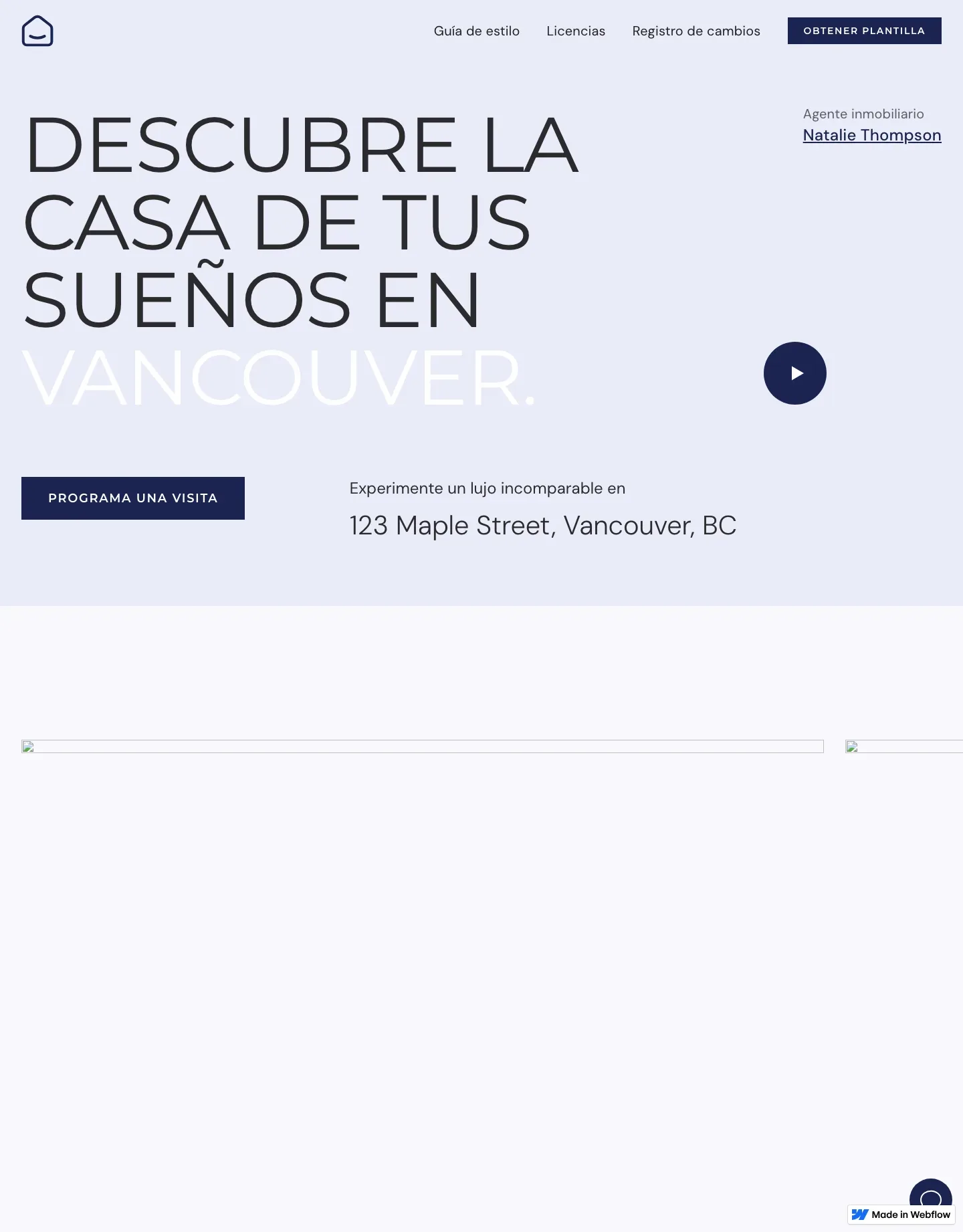 Diseño de página web para inmobiliarias