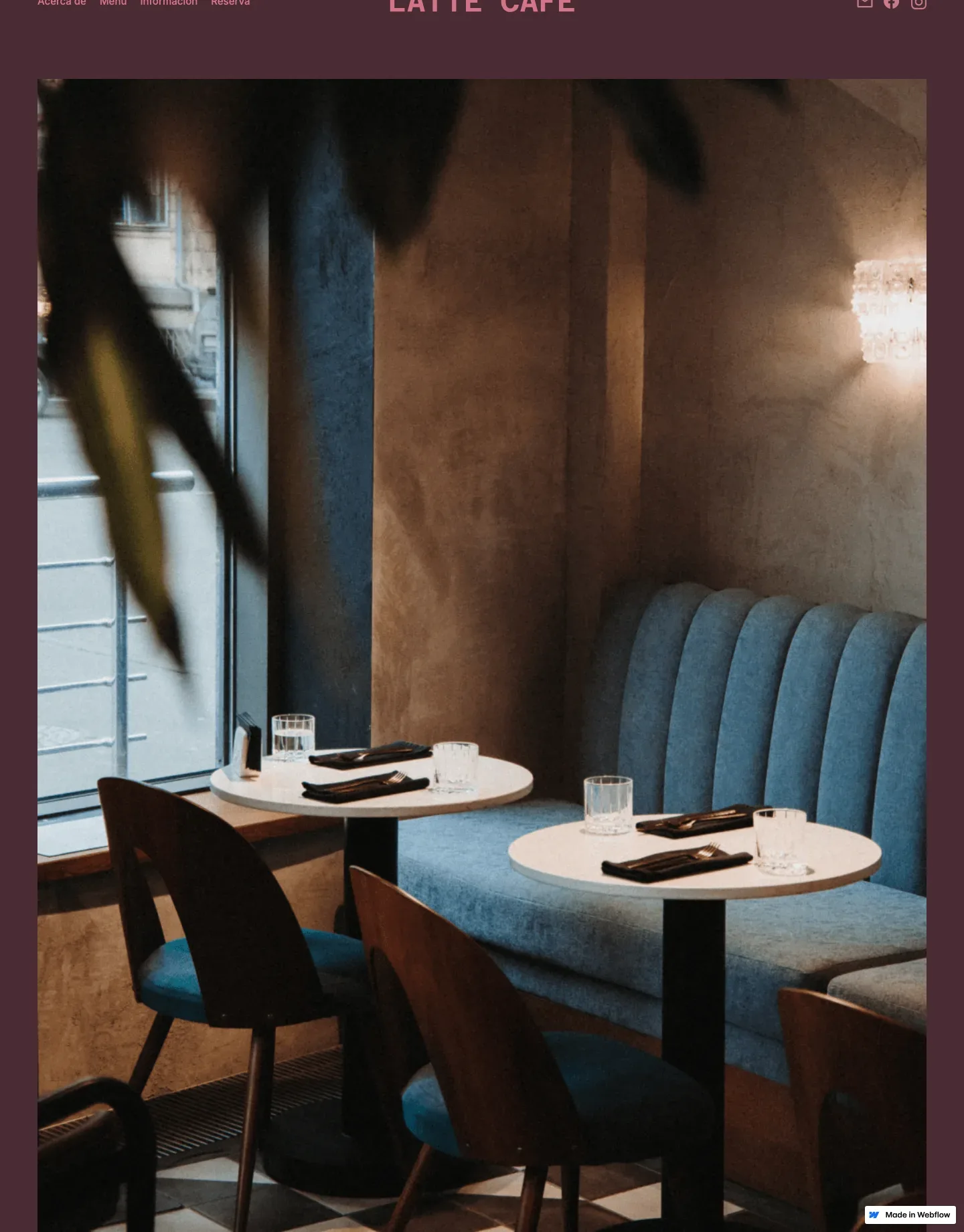 Diseño de página web para restaurantes y cafés