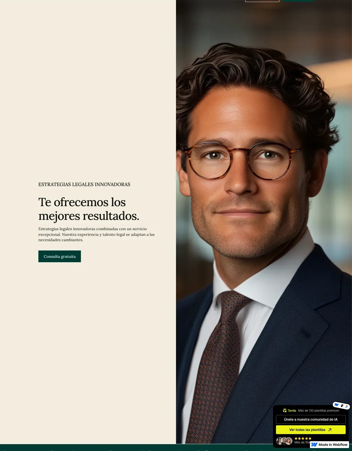 Diseño de página web para abogados