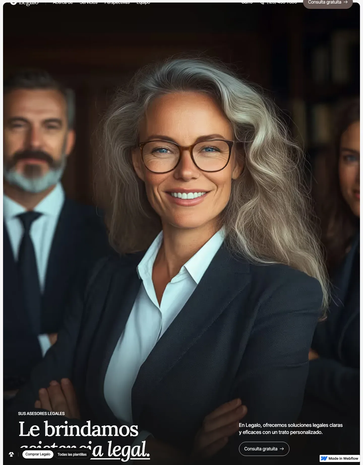 Diseño de página web para abogados