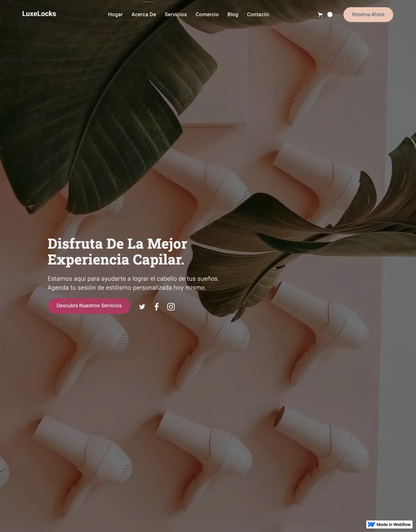 Diseño de página web para belleza y estética