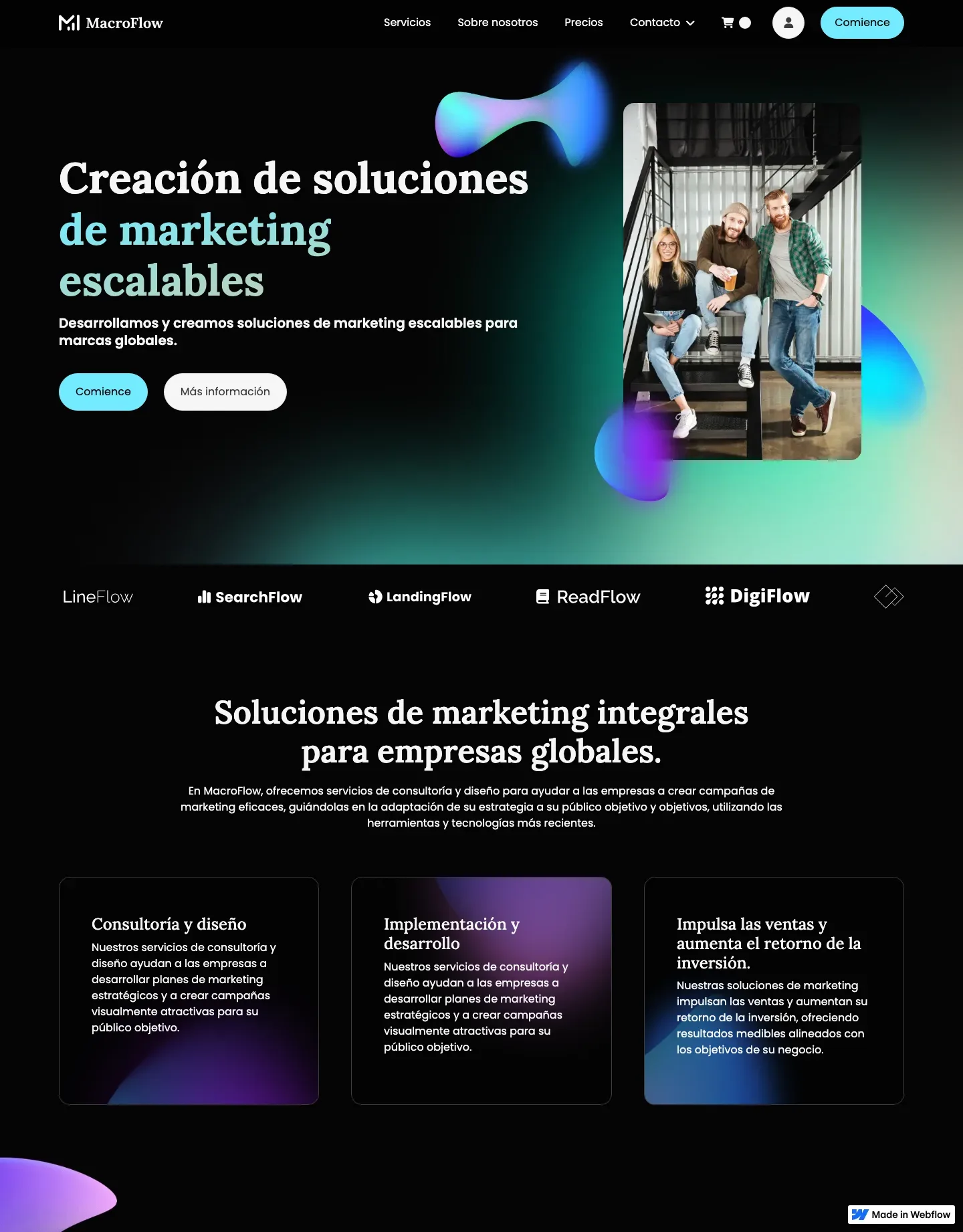Diseño de página web para tienda en línea