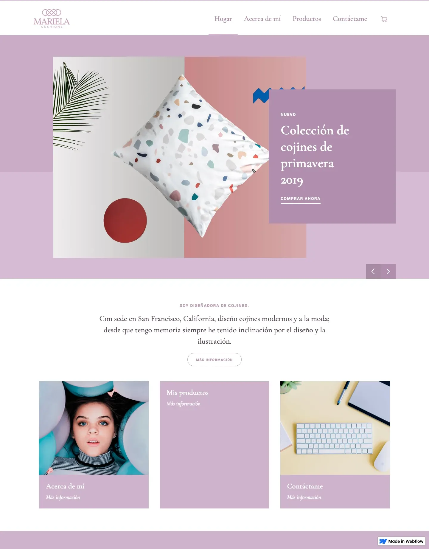 Diseño de página web para tienda en línea