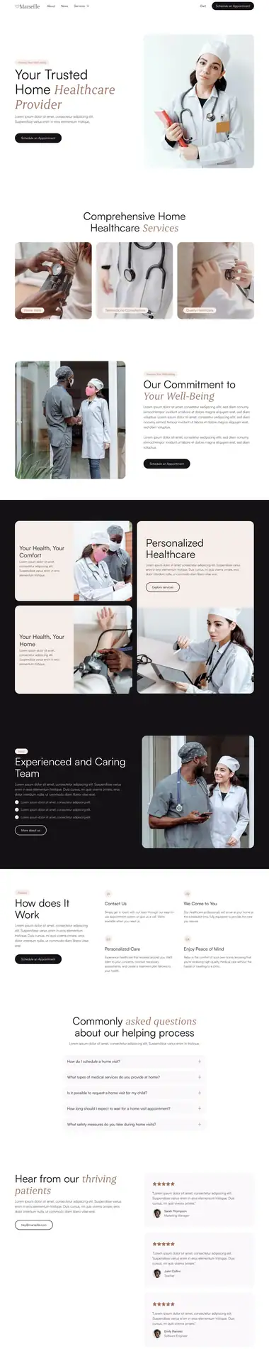 Diseño de página web para salud y bienestar
