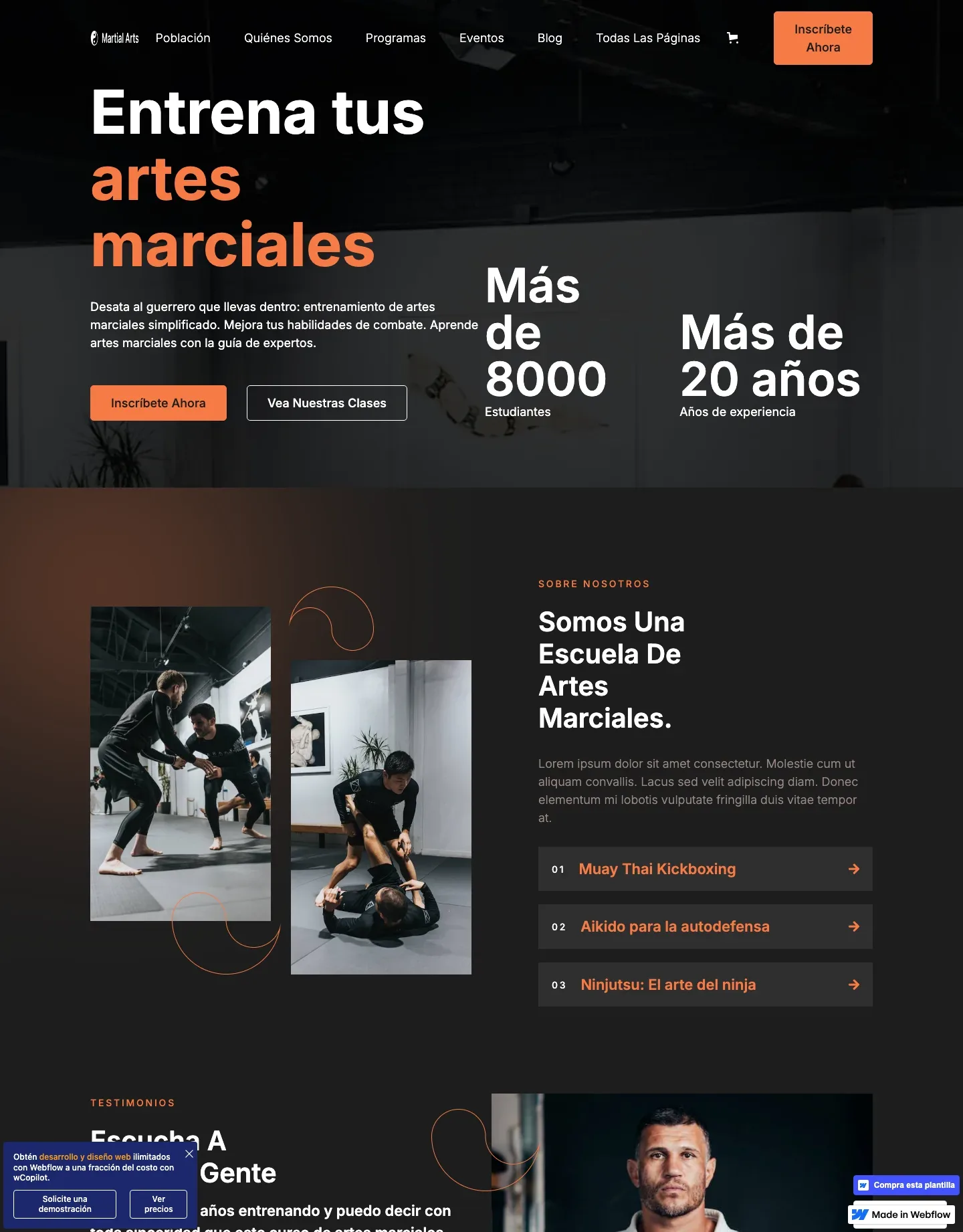 Diseño de página web para salud y bienestar