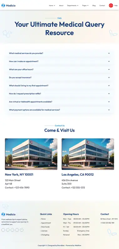 Diseño de página web para salud y bienestar