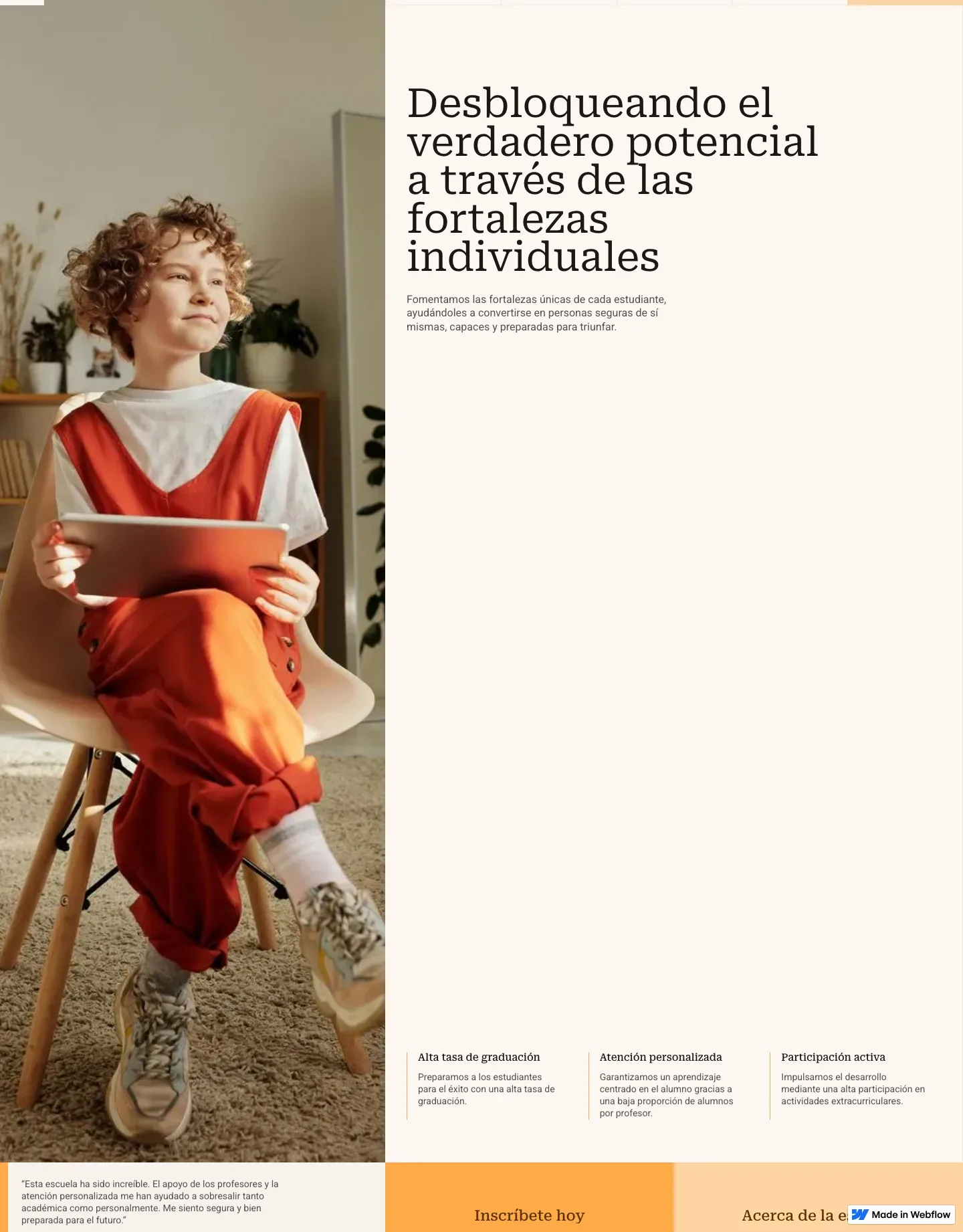 Diseño de página web para educación