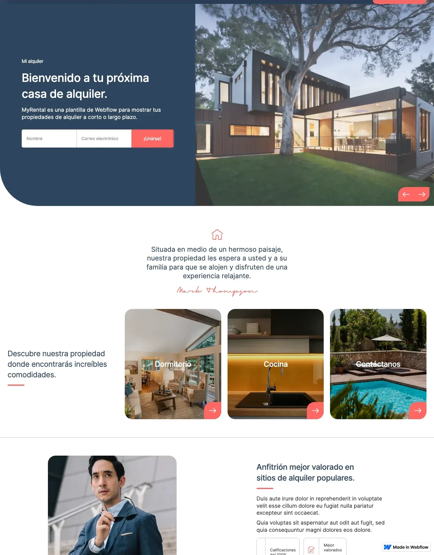Diseño de página web para inmobiliarias