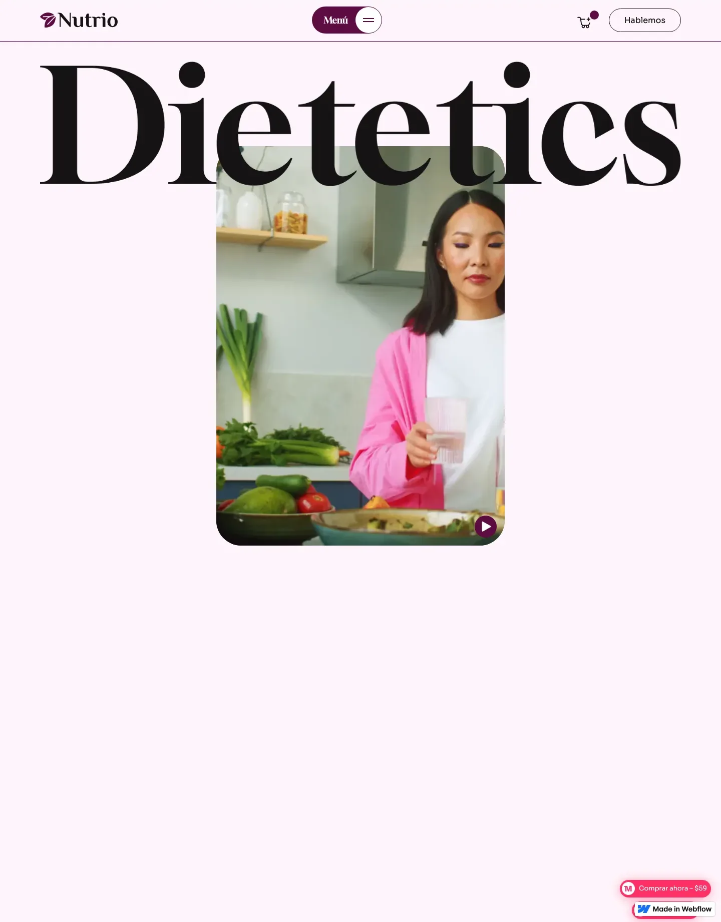 Diseño de página web para salud y bienestar