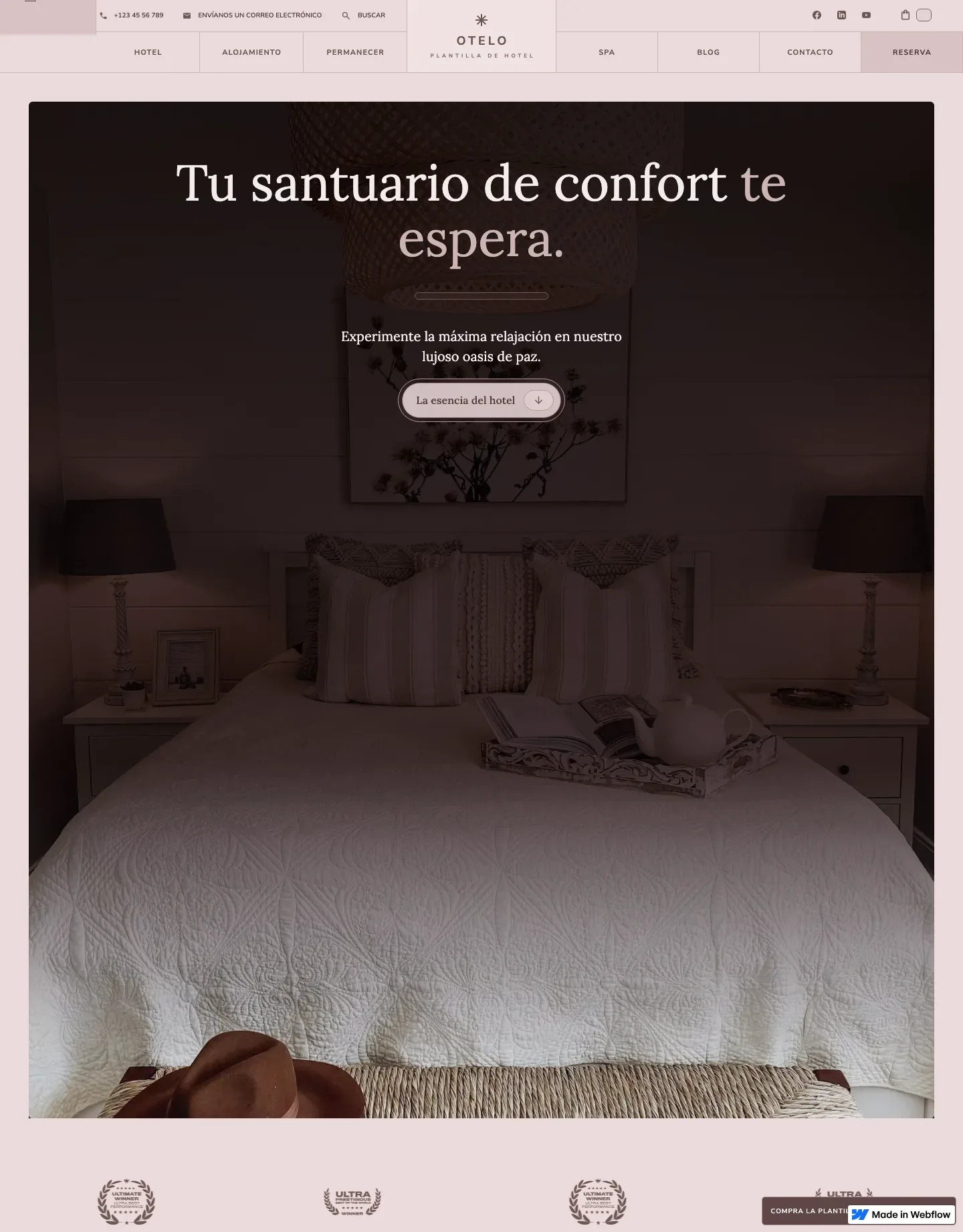 Diseño de página web para hoteles